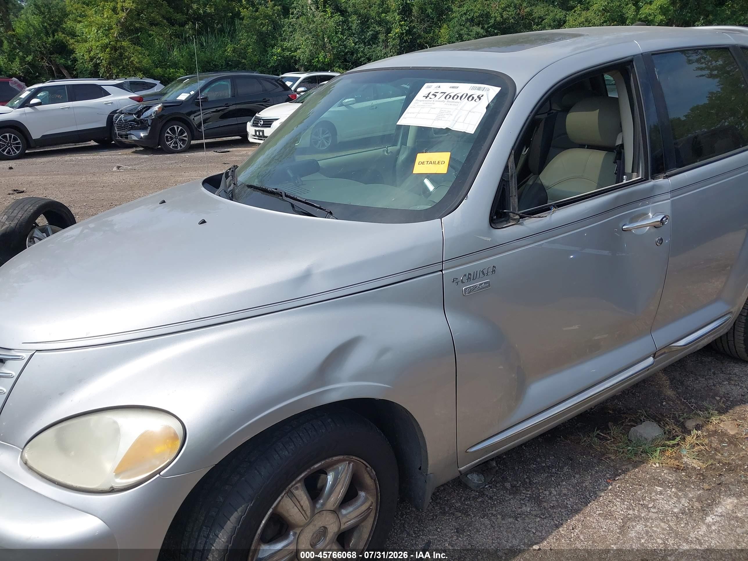 2005 Chrysler Pt Cruiser Limited Серебряный vin: 3C8FY68BX5T536927