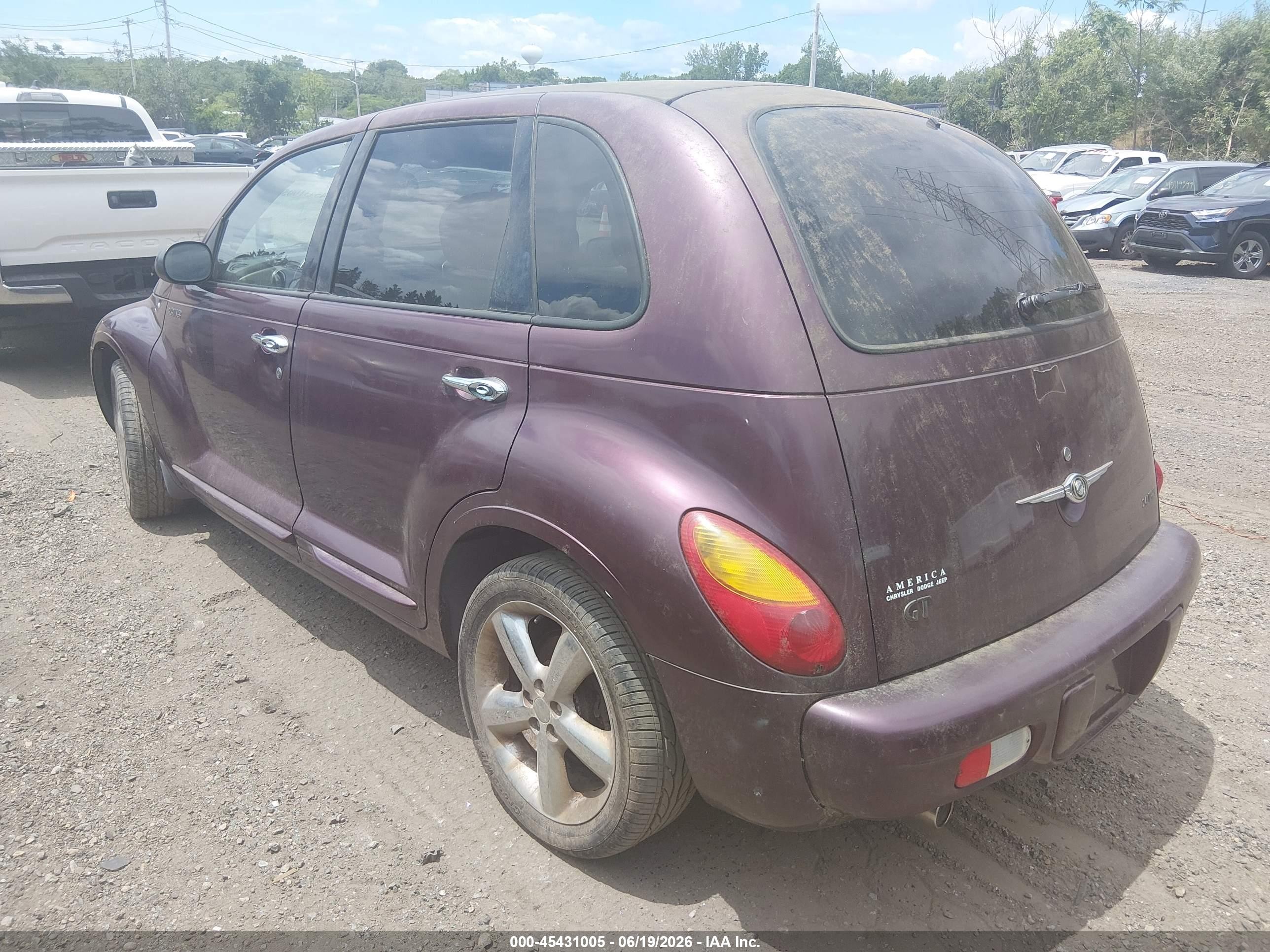 2003 Chrysler Pt Cruiser Gt Purple vin: 3C8FY78G03T553752