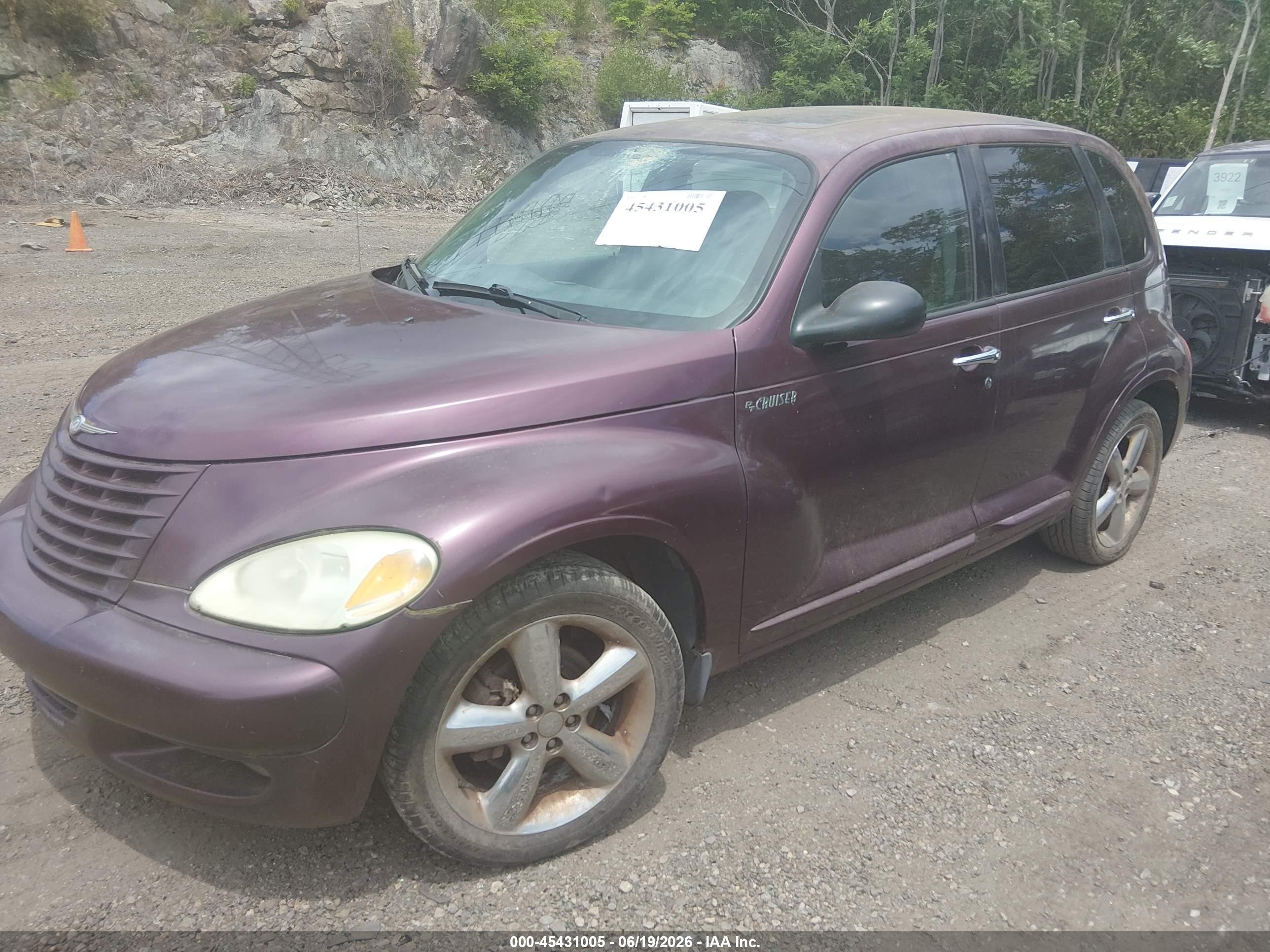 2003 Chrysler Pt Cruiser Gt Purple vin: 3C8FY78G03T553752
