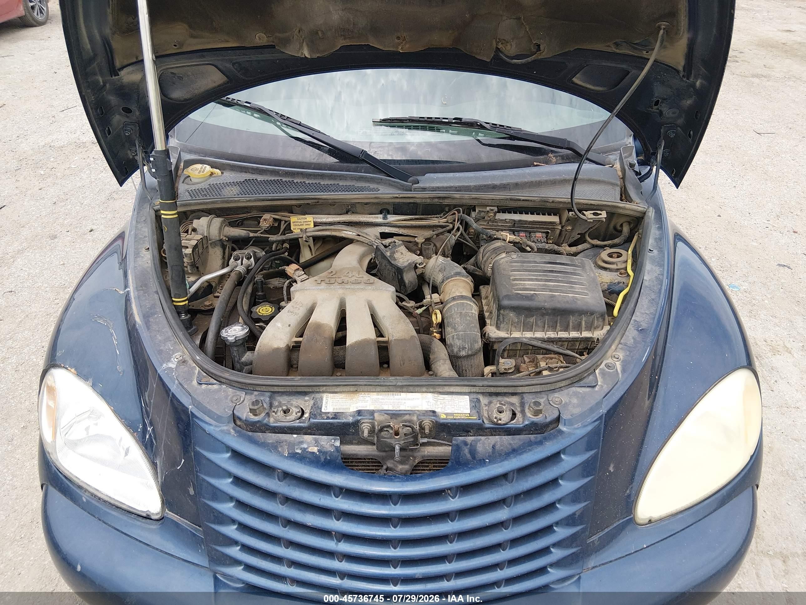 2003 Chrysler Pt Cruiser Gt Blue vin: 3C8FY78G03T563519