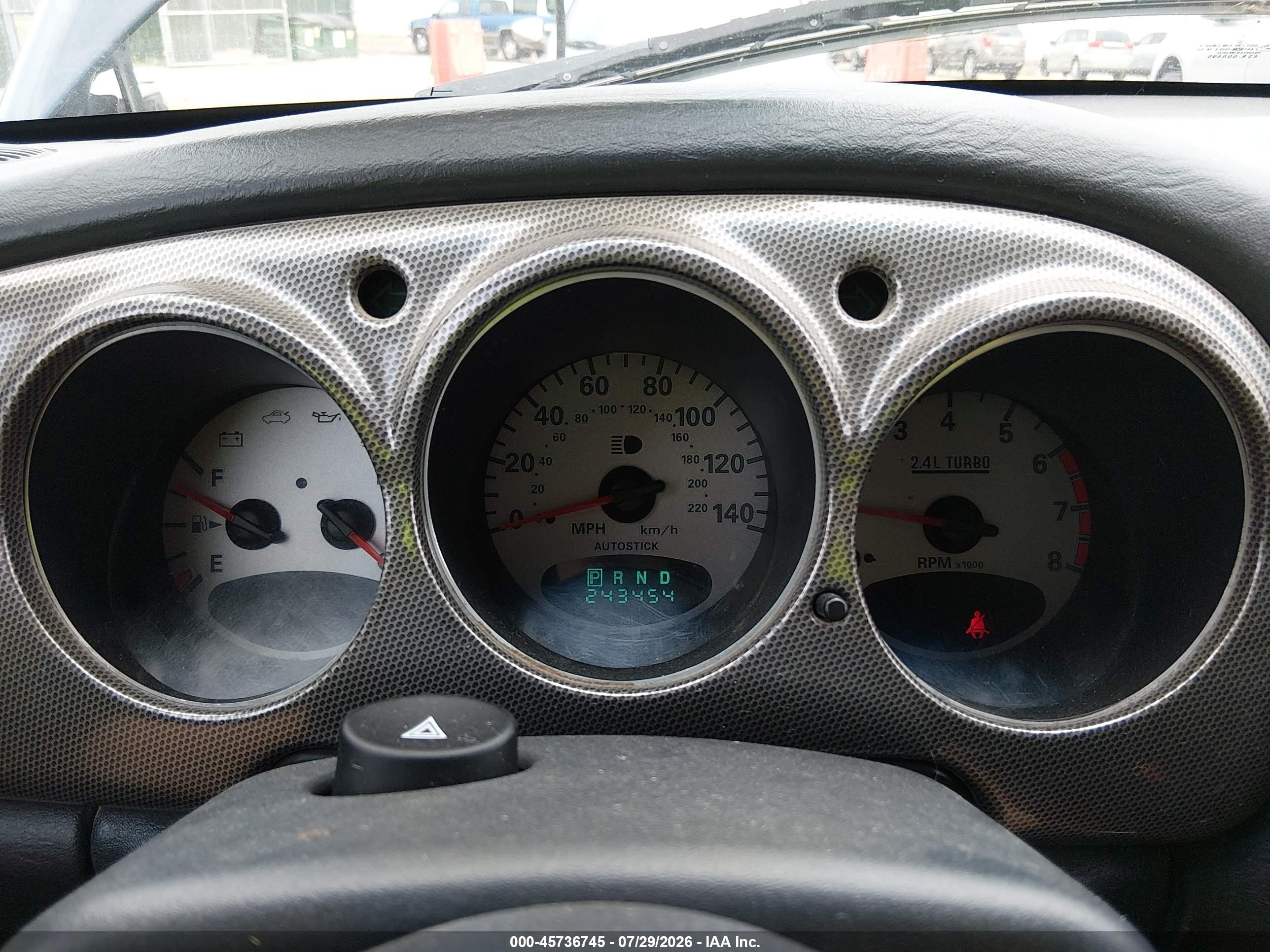 2003 Chrysler Pt Cruiser Gt Blue vin: 3C8FY78G03T563519