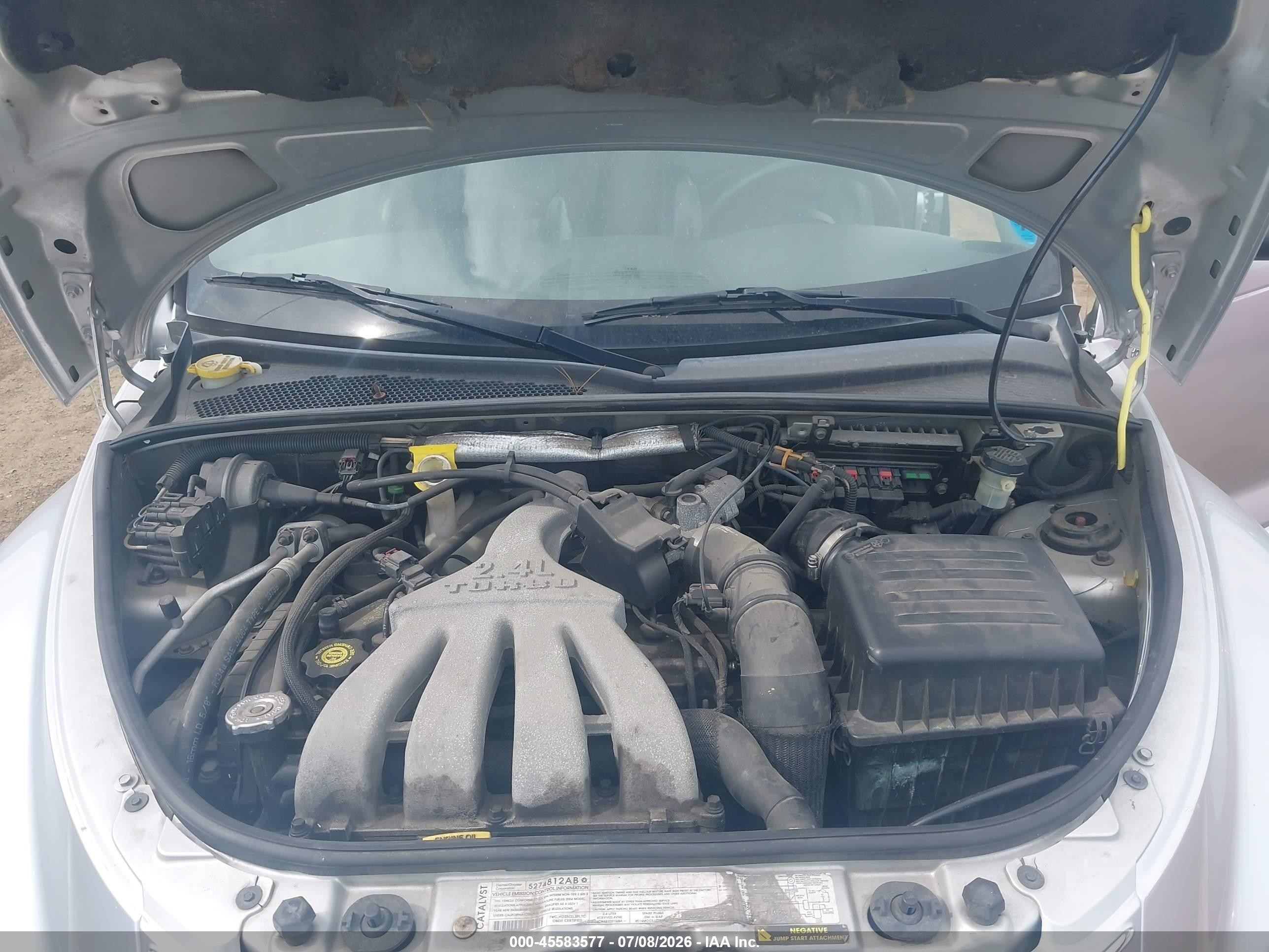 2004 Chrysler Pt Cruiser Gt Серебряный vin: 3C8FY78G24T248867