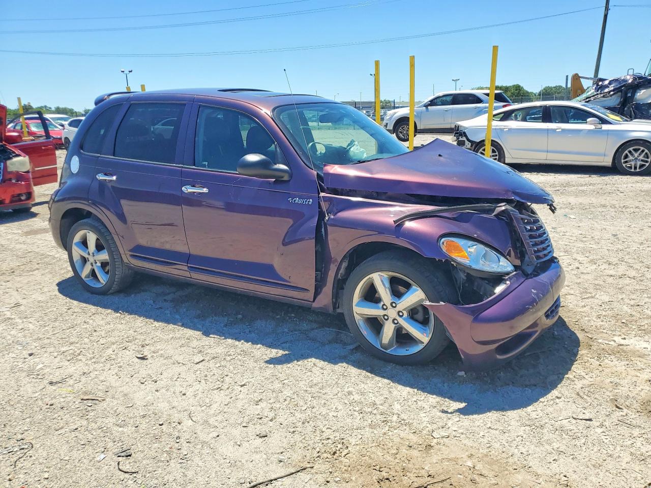 2004 Chrysler Pt Cruiser Gt Purple vin: 3C8FY78G34T200729