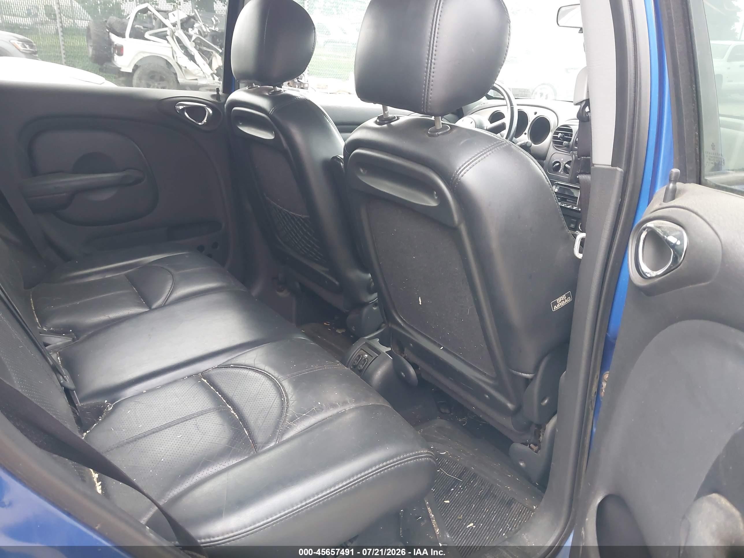 2003 Chrysler Pt Cruiser Gt Blue vin: 3C8FY78G43T568030