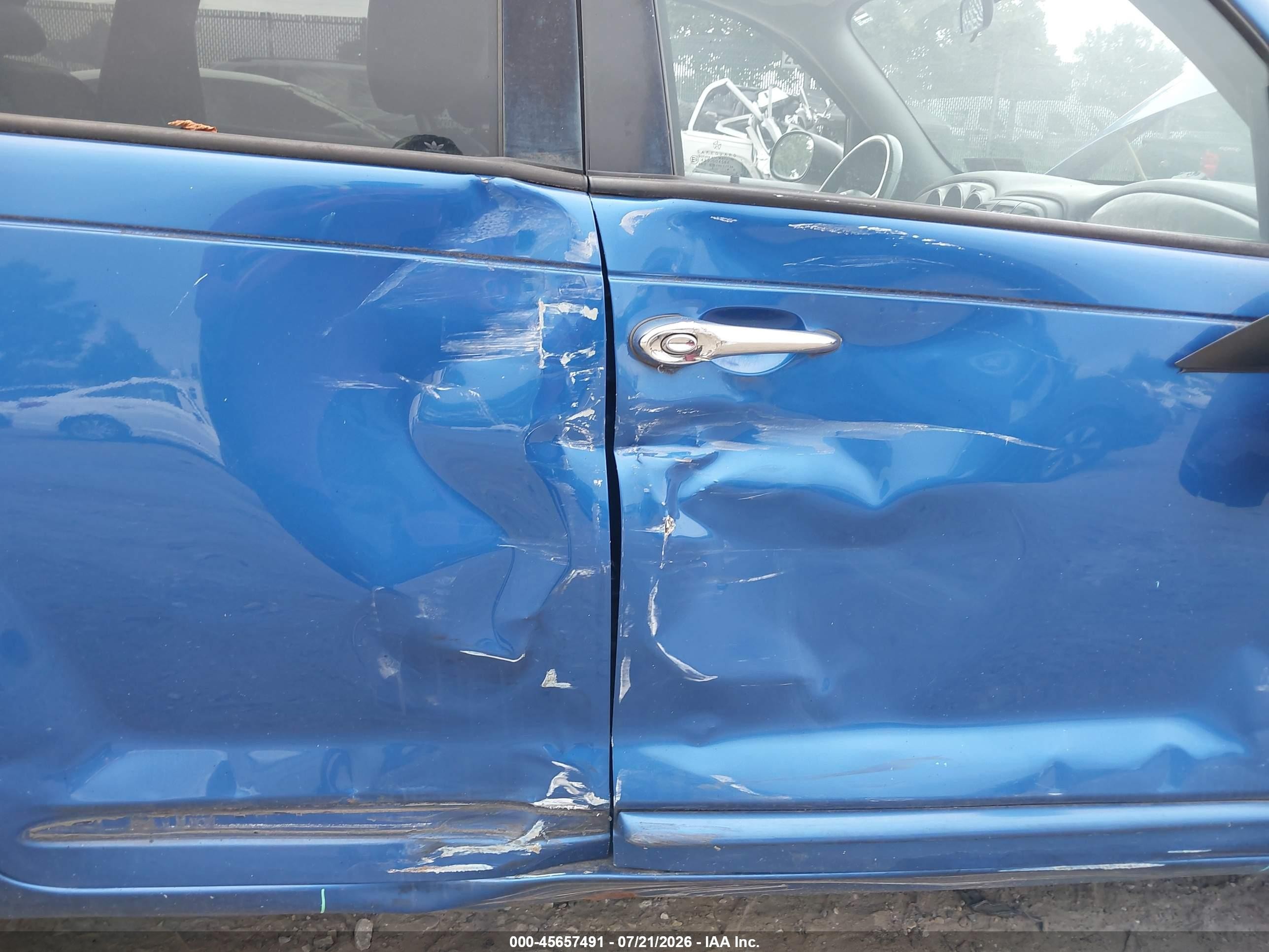 2003 Chrysler Pt Cruiser Gt Blue vin: 3C8FY78G43T568030