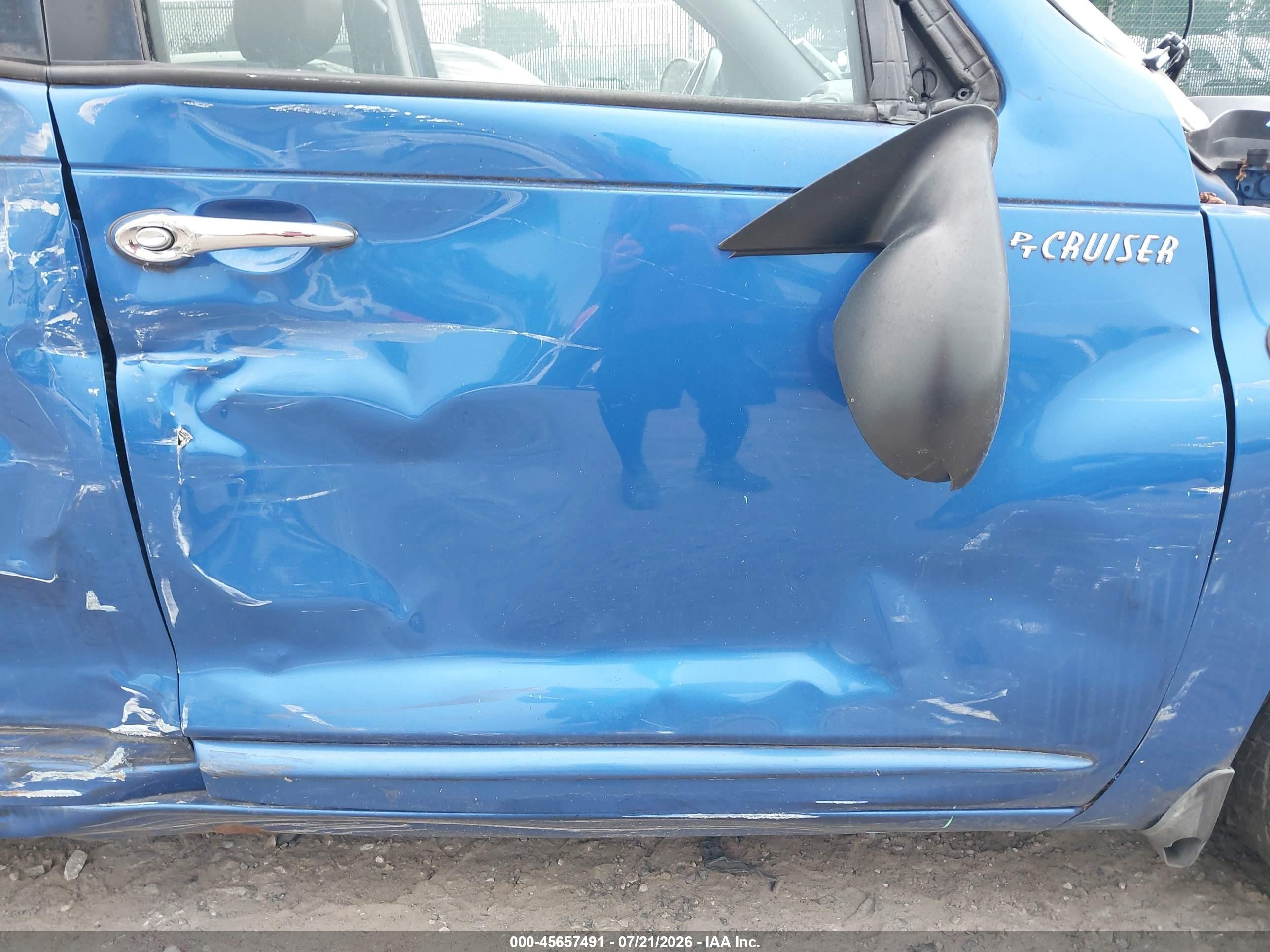 2003 Chrysler Pt Cruiser Gt Blue vin: 3C8FY78G43T568030