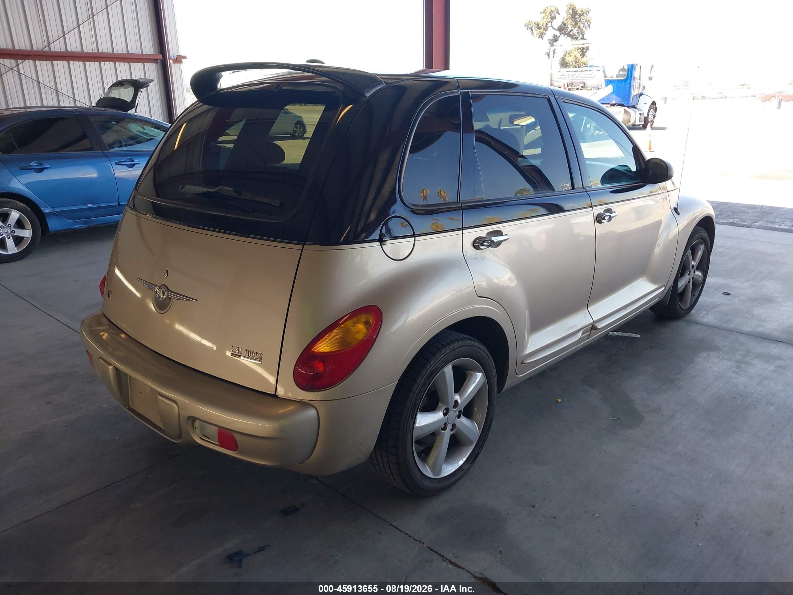 2004 Chrysler Pt Cruiser Gt Черный vin: 3C8FY78G44T288819