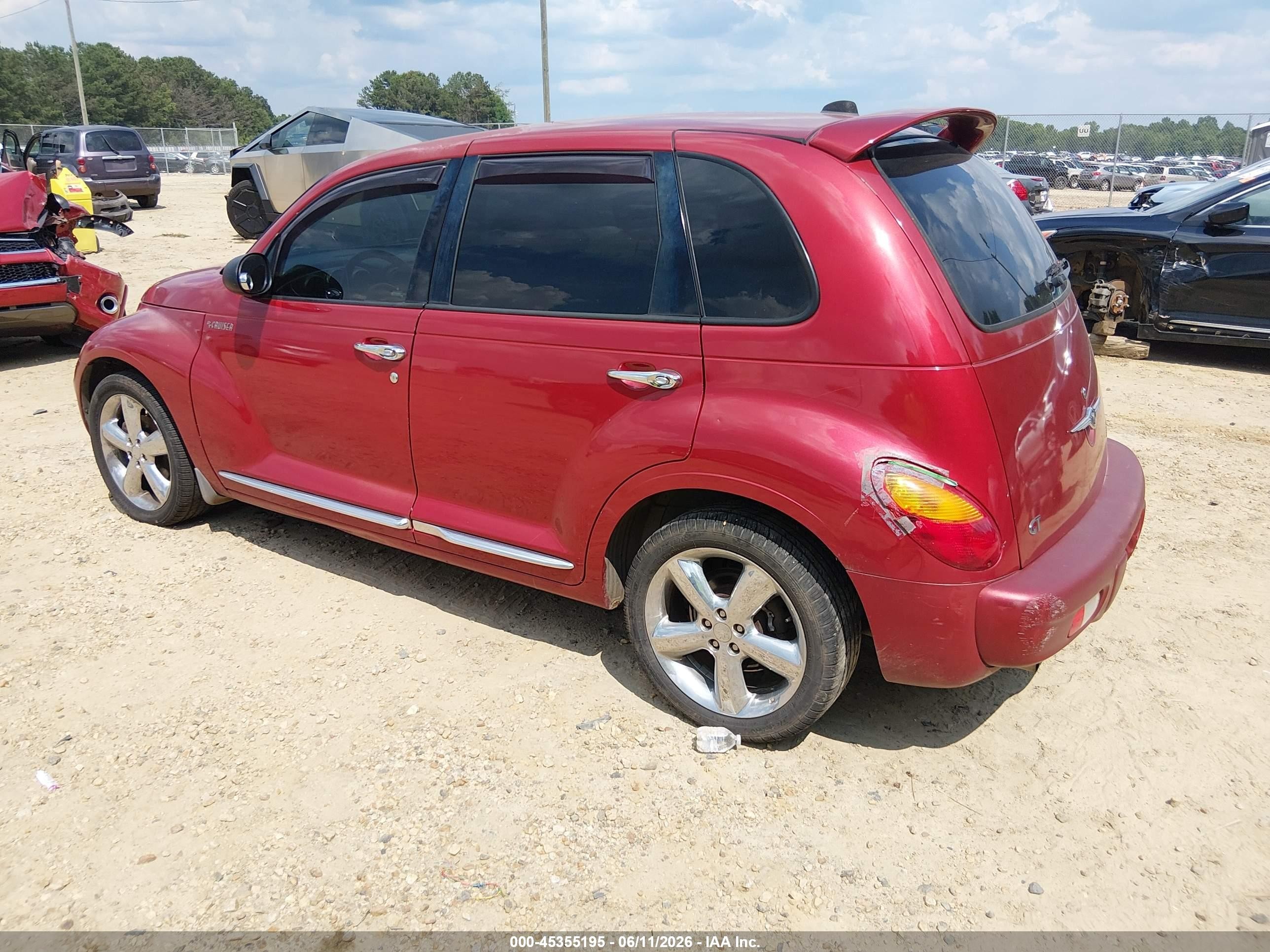 2005 Chrysler Pt Cruiser Gt Burgundy vin: 3C8FY78G75T546686