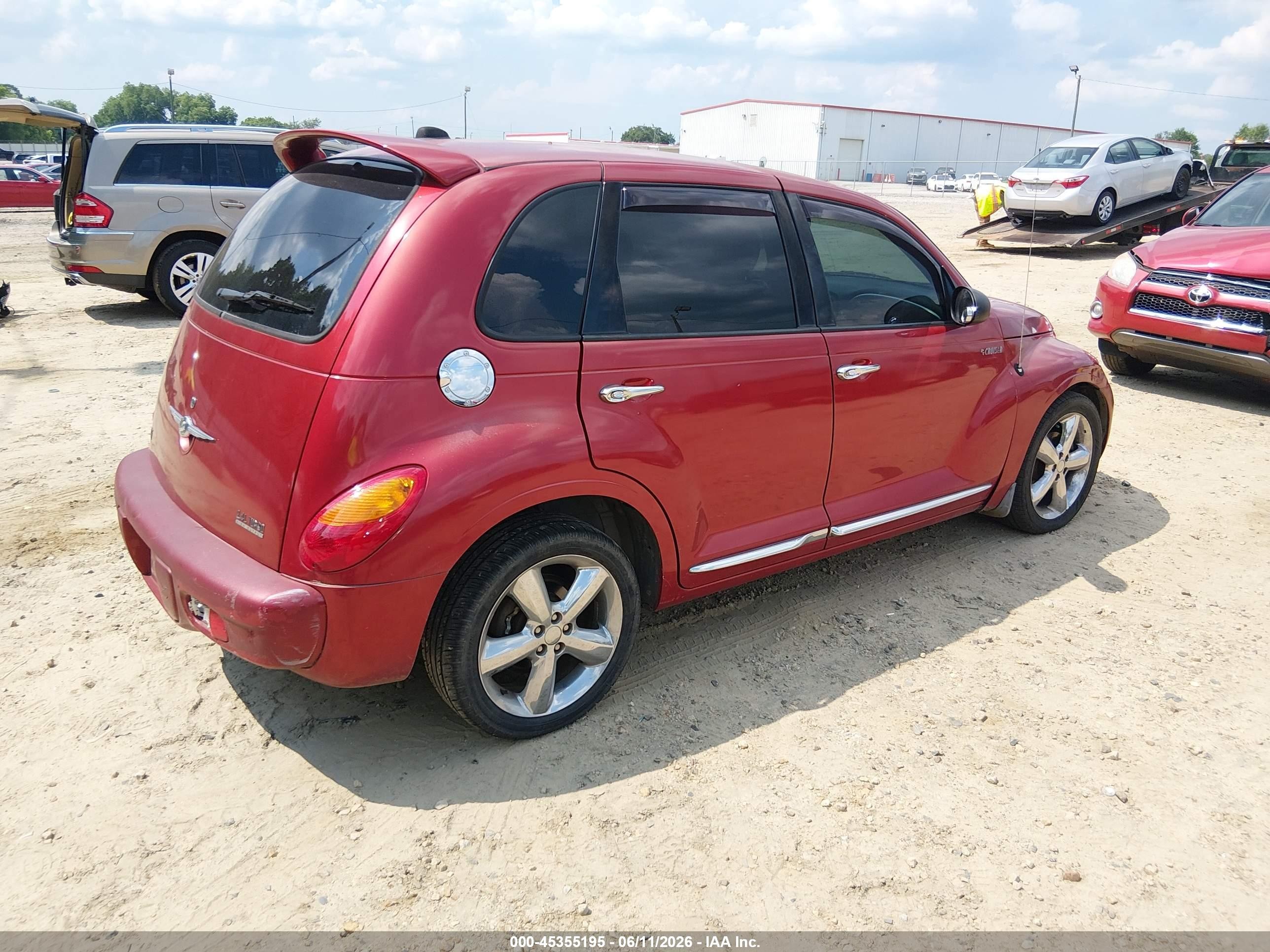 2005 Chrysler Pt Cruiser Gt Burgundy vin: 3C8FY78G75T546686