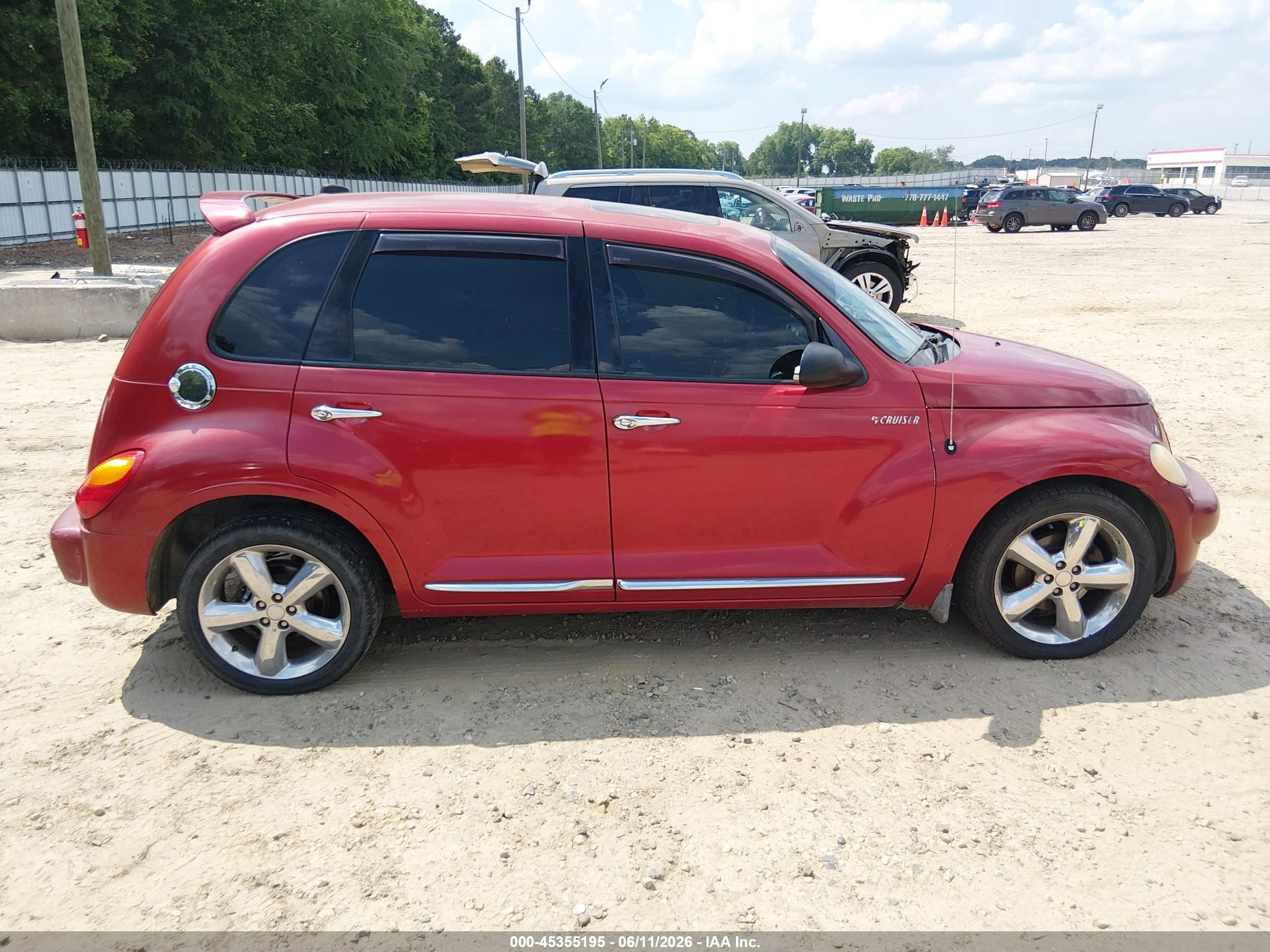 2005 Chrysler Pt Cruiser Gt Burgundy vin: 3C8FY78G75T546686