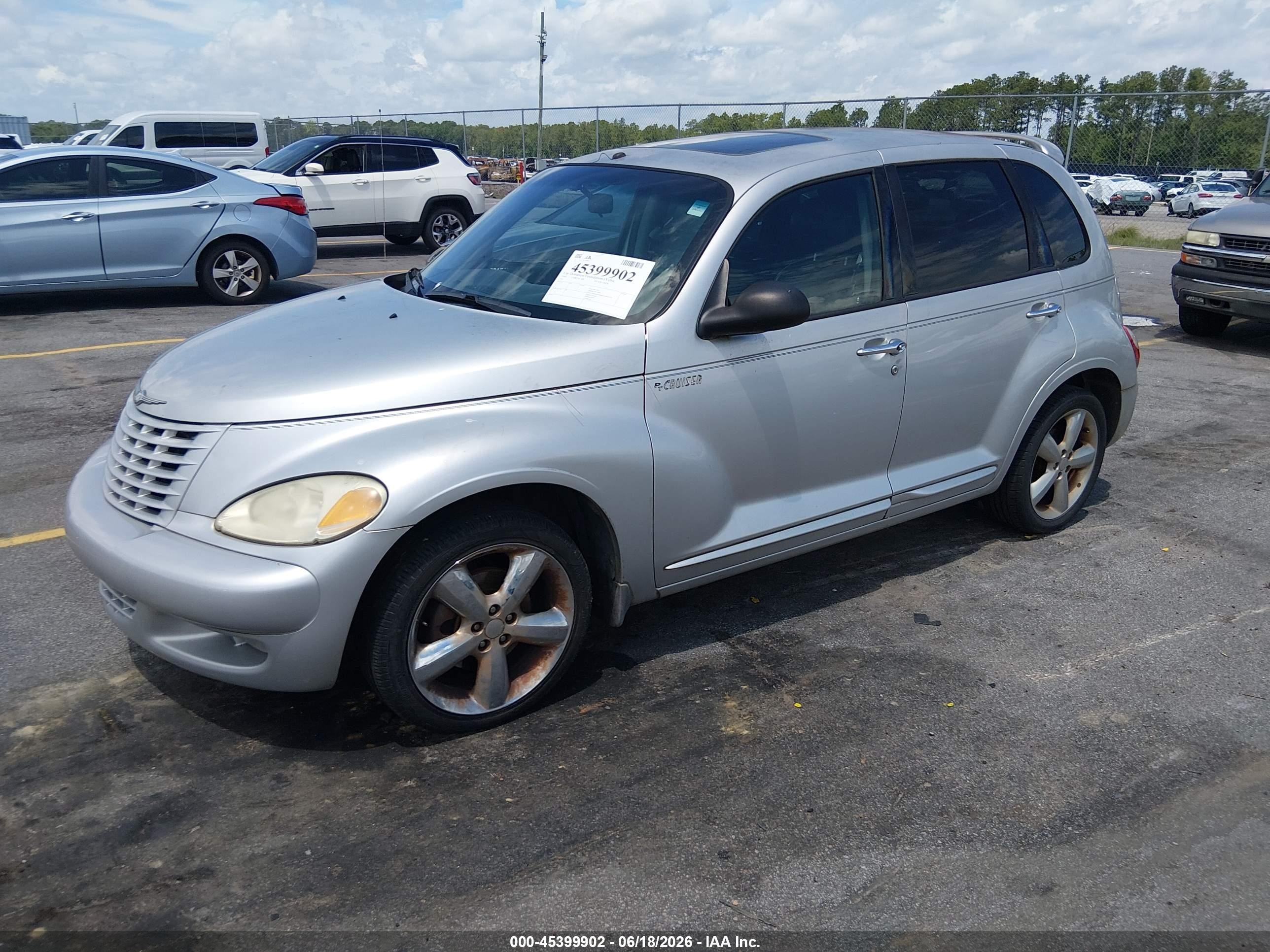 2005 Chrysler Pt Cruiser Gt Silver vin: 3C8FY78G85T541500