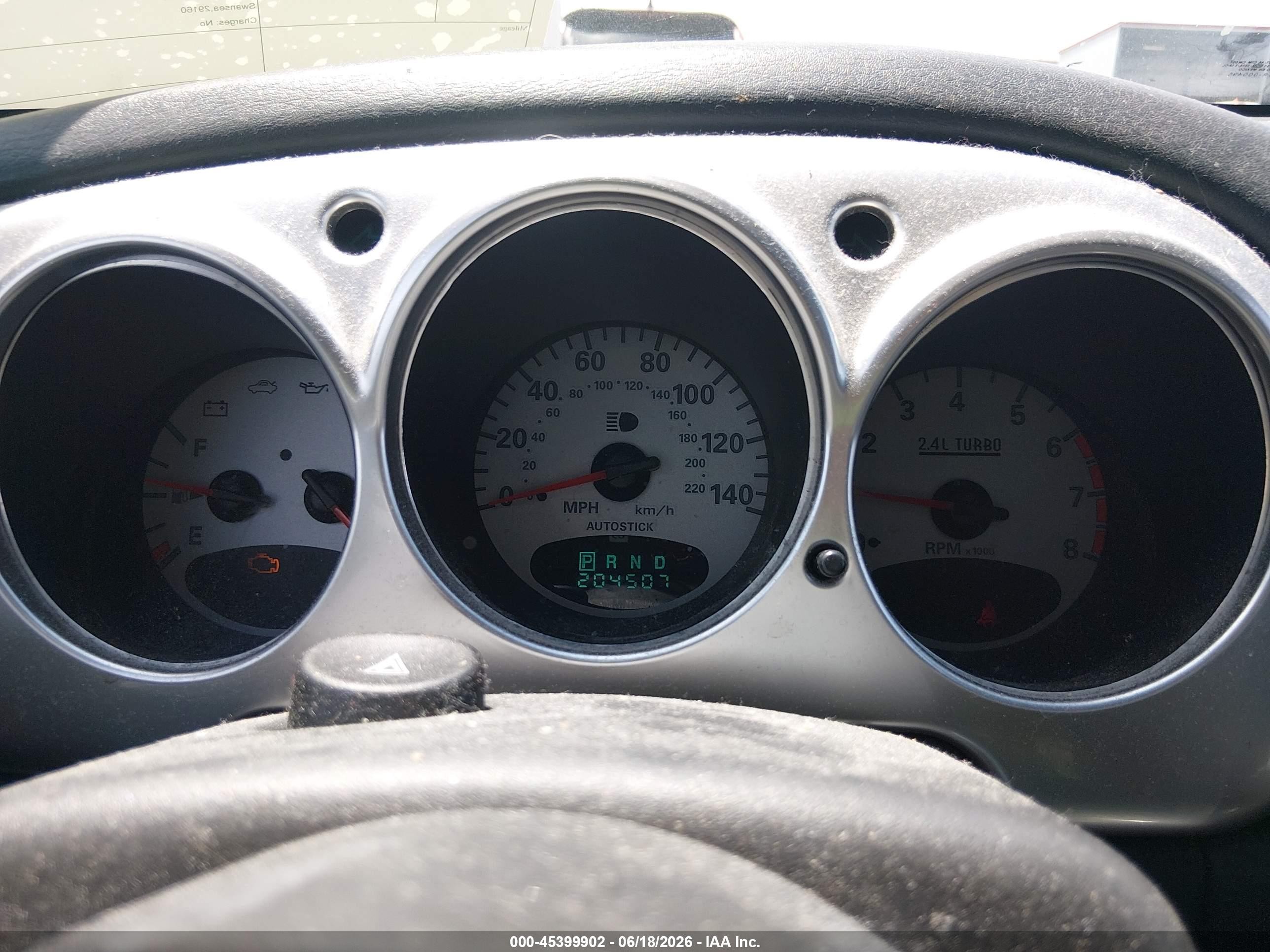 2005 Chrysler Pt Cruiser Gt Silver vin: 3C8FY78G85T541500