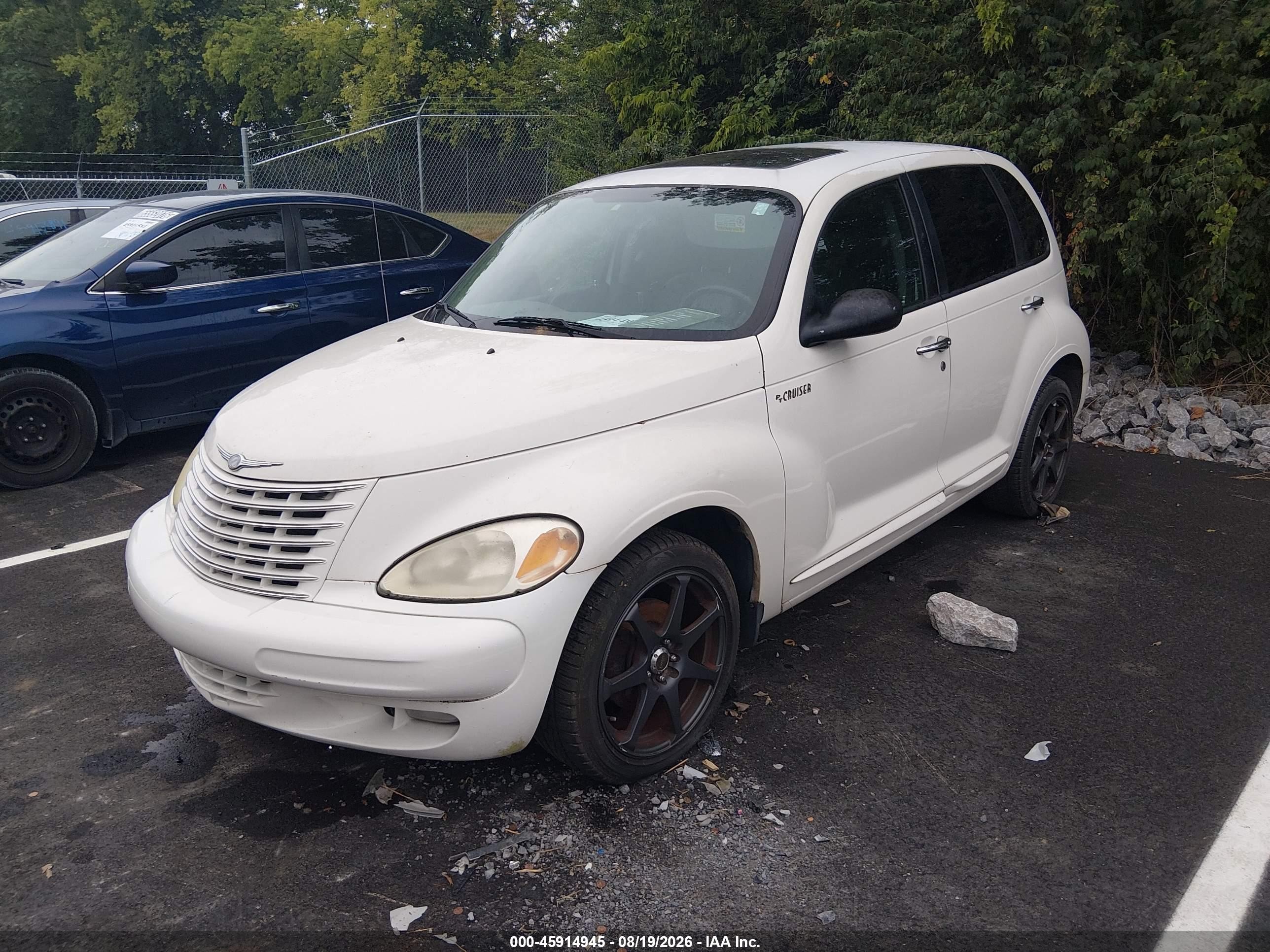 2003 Chrysler Pt Cruiser Gt White vin: 3C8FY78G93T575698