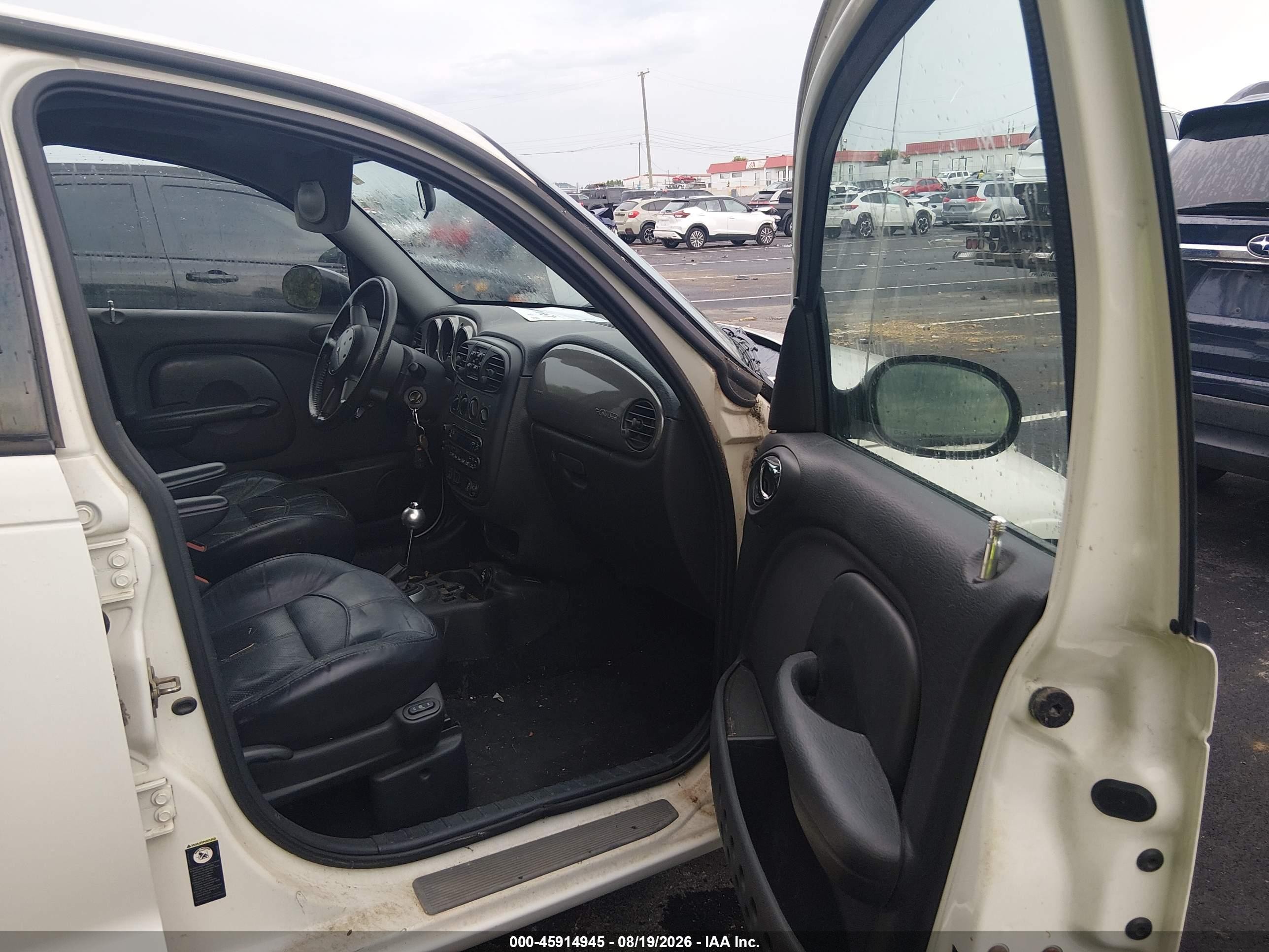 2003 Chrysler Pt Cruiser Gt White vin: 3C8FY78G93T575698