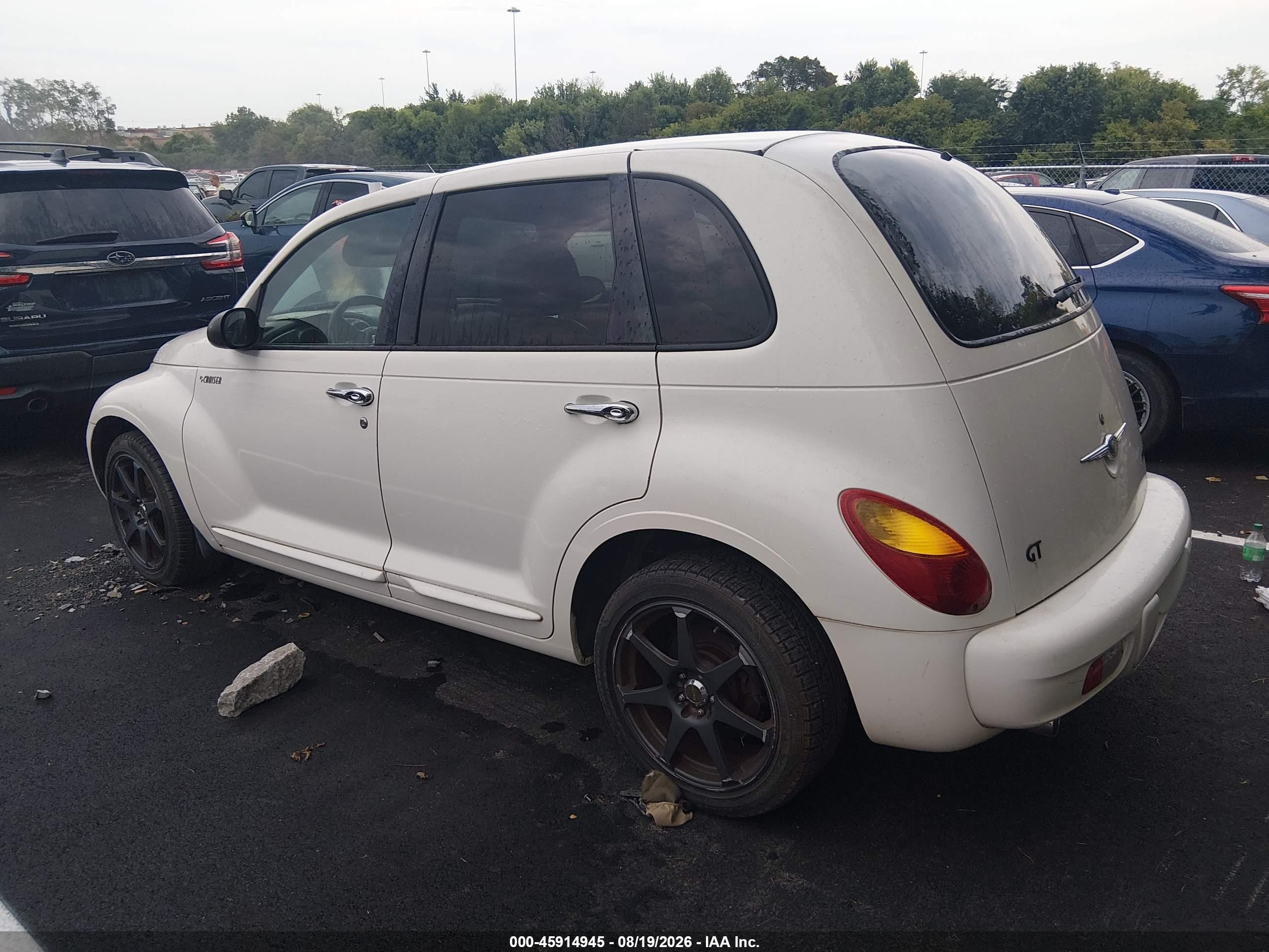 2003 Chrysler Pt Cruiser Gt White vin: 3C8FY78G93T575698
