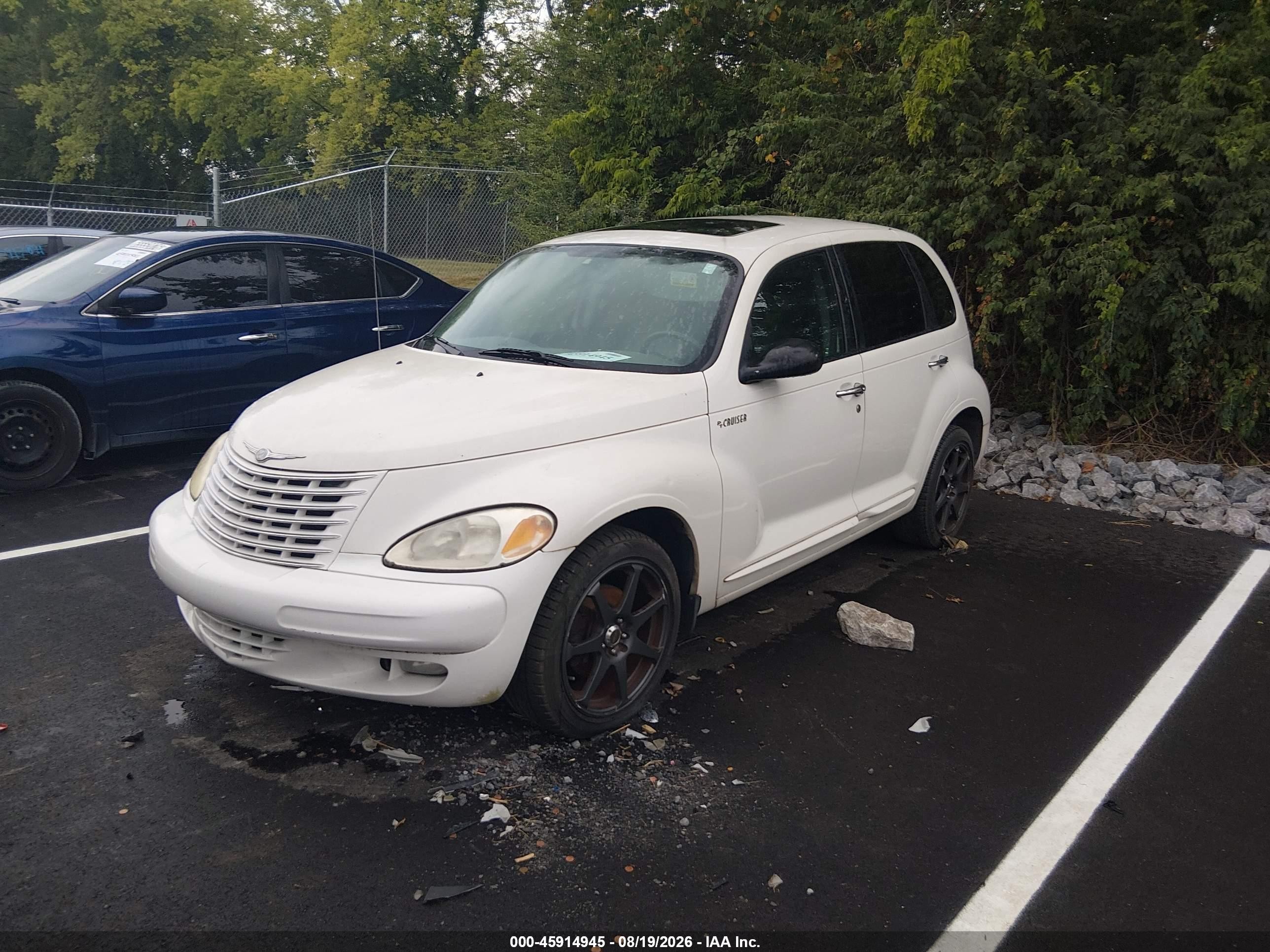 2003 Chrysler Pt Cruiser Gt White vin: 3C8FY78G93T575698