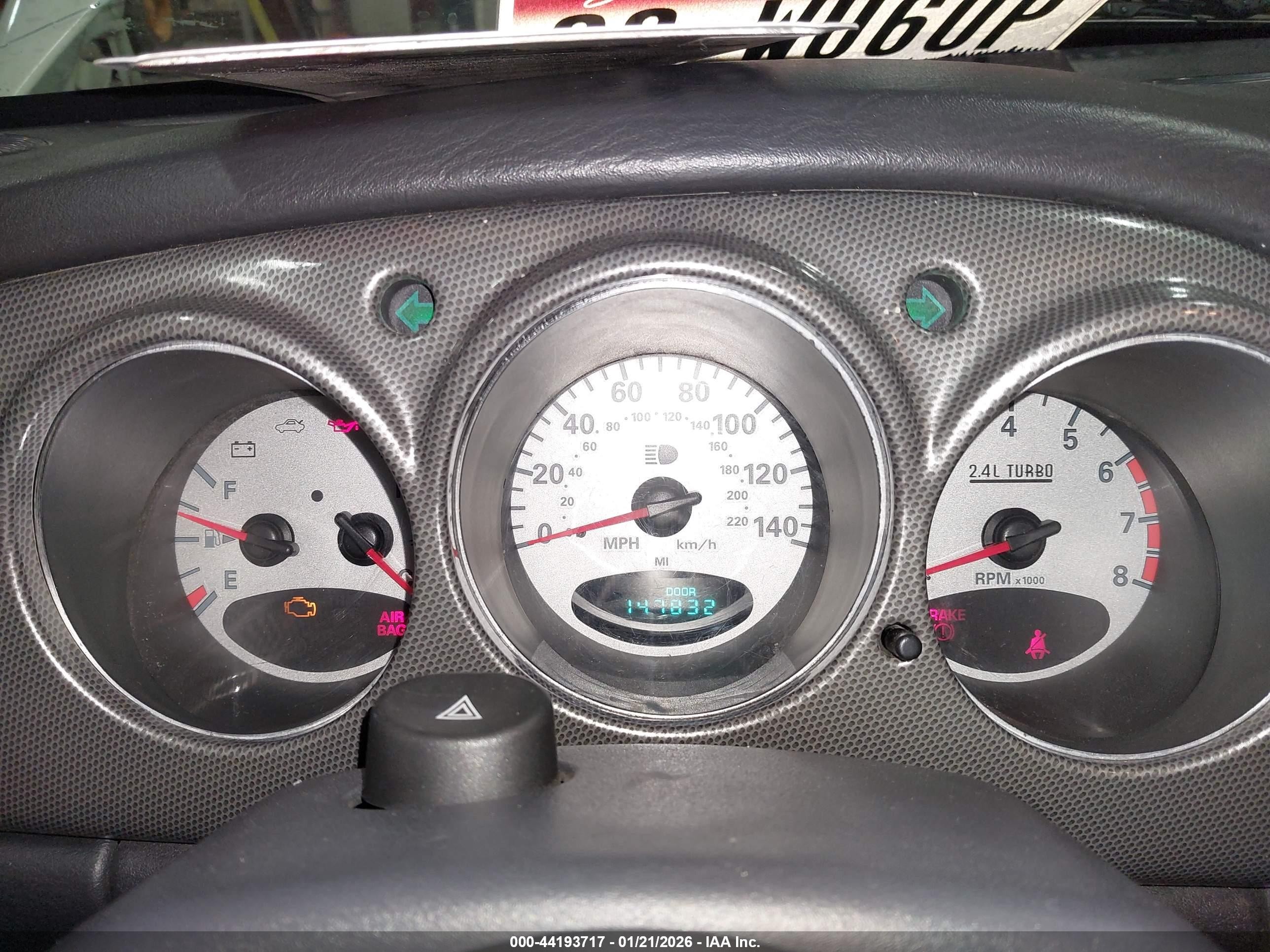 2004 Chrysler Pt Cruiser Gt White vin: 3C8FY78G94T278934