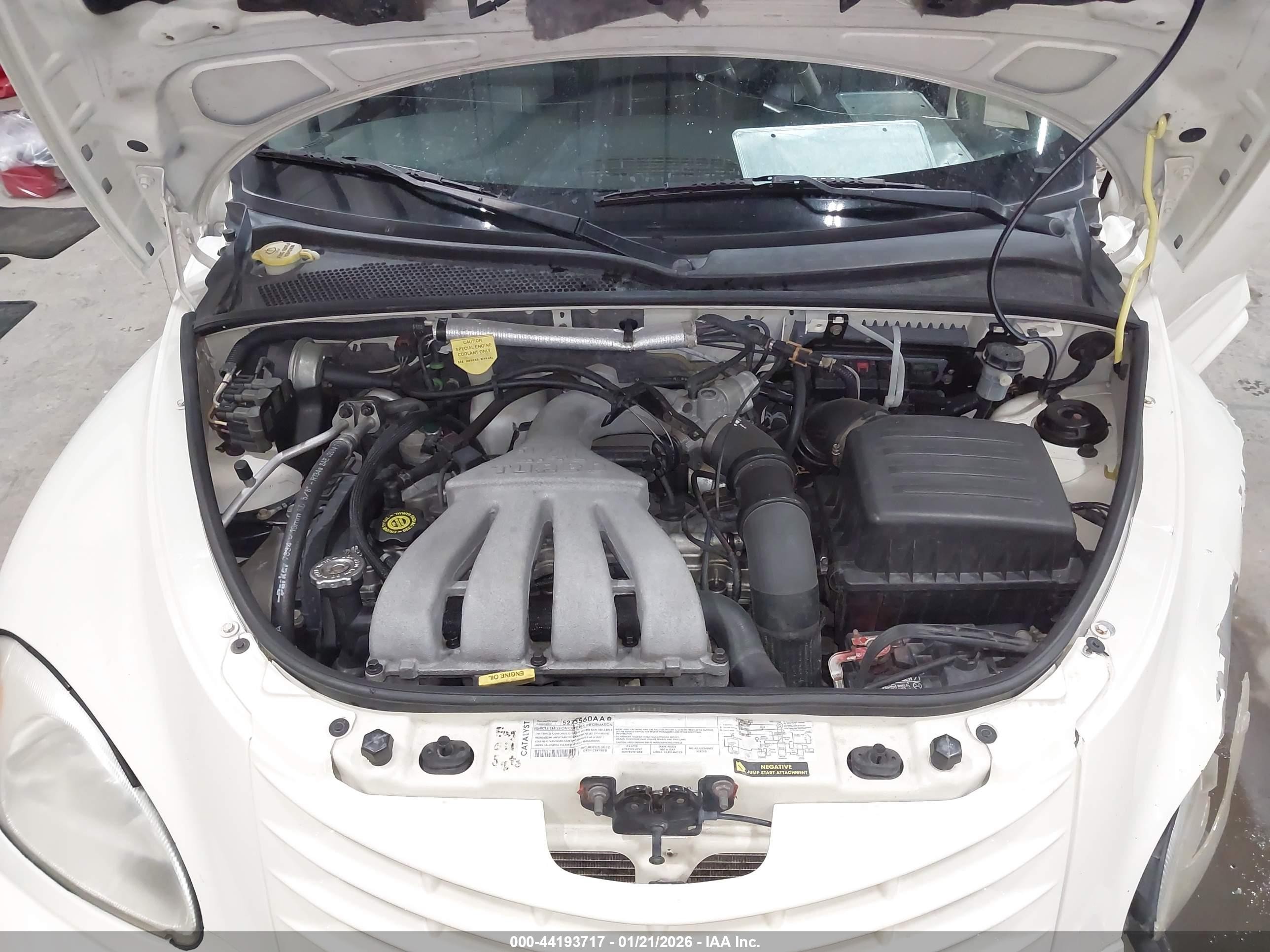 2004 Chrysler Pt Cruiser Gt White vin: 3C8FY78G94T278934