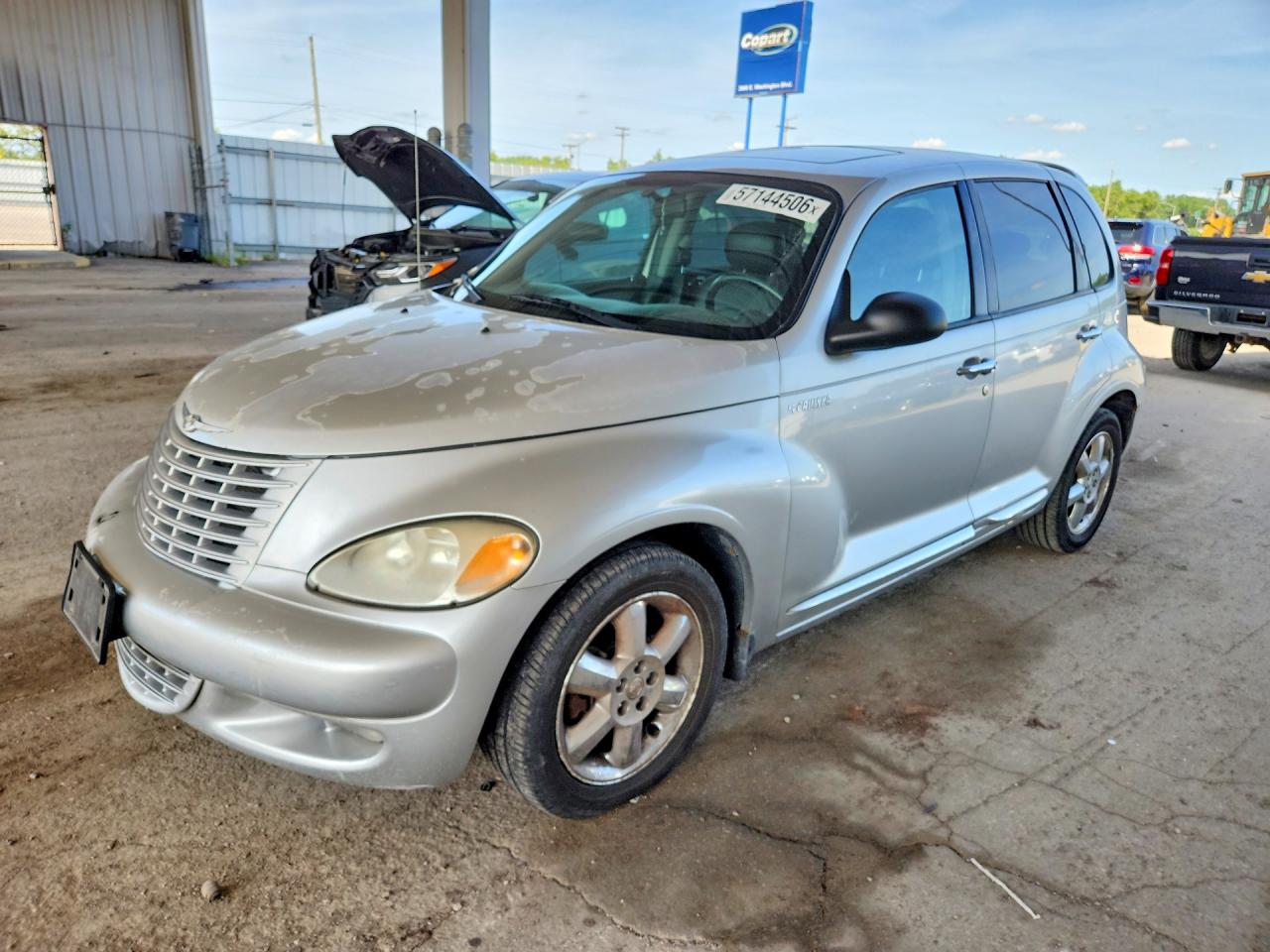 2004 Chrysler Pt Cruiser Gt Silver vin: 3C8FY78GX4T240077