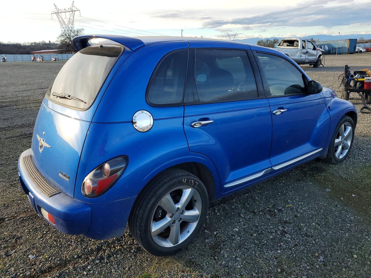 2004 Chrysler Pt Cruiser Gt Blue vin: 3C8FY78GX4T240323