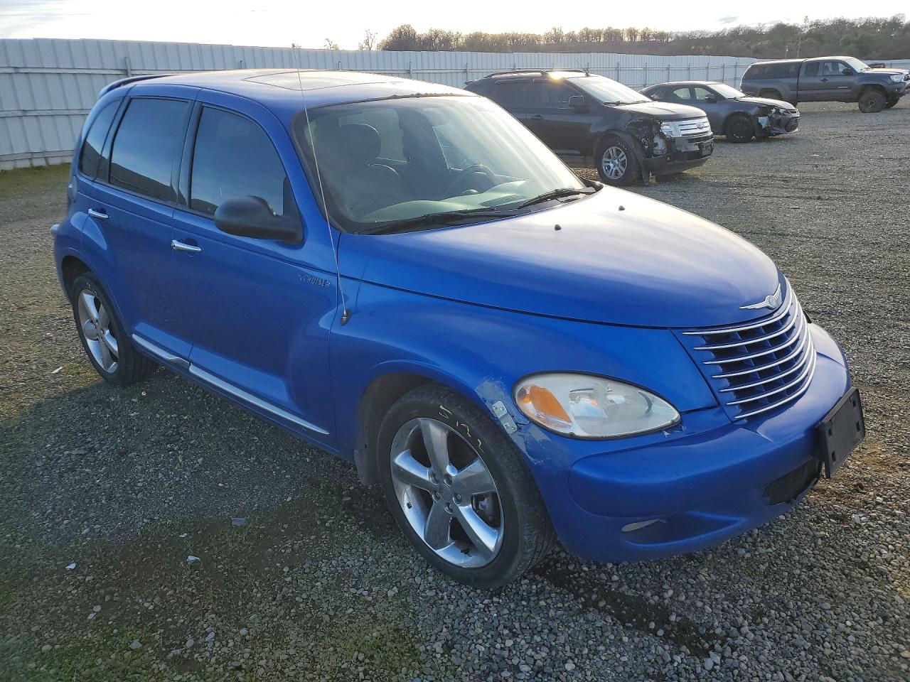 2004 Chrysler Pt Cruiser Gt Blue vin: 3C8FY78GX4T240323
