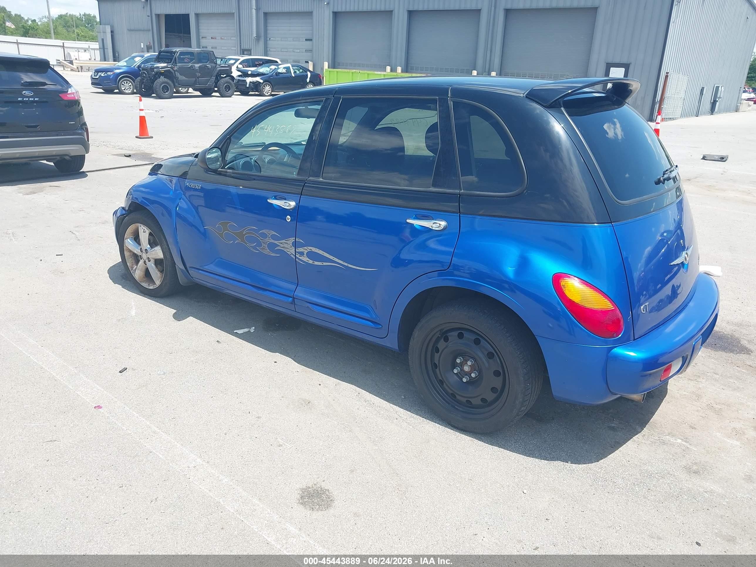 2004 Chrysler Pt Cruiser Gt Синий vin: 3C8FY78GX4T286802
