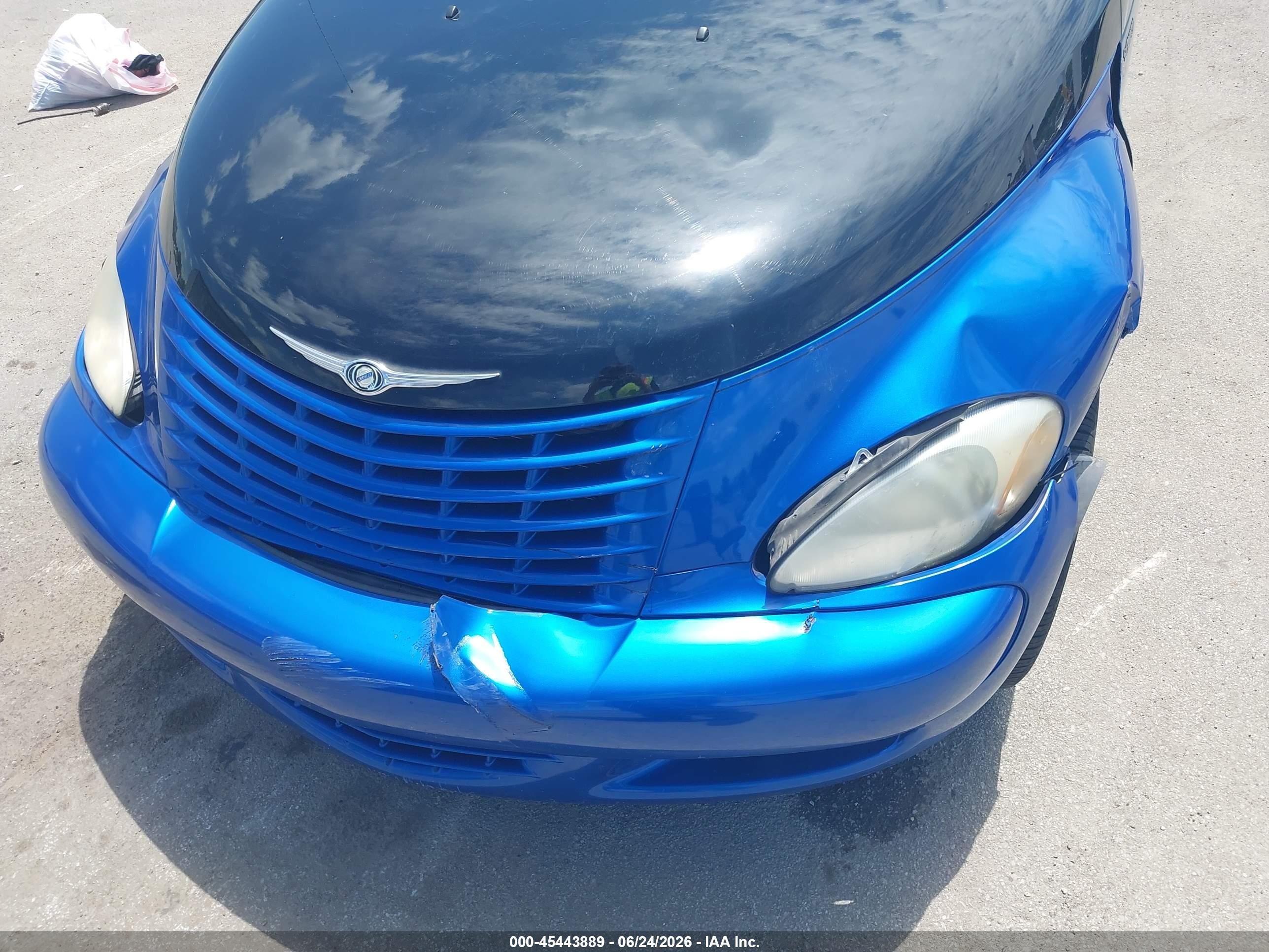 2004 Chrysler Pt Cruiser Gt Синий vin: 3C8FY78GX4T286802