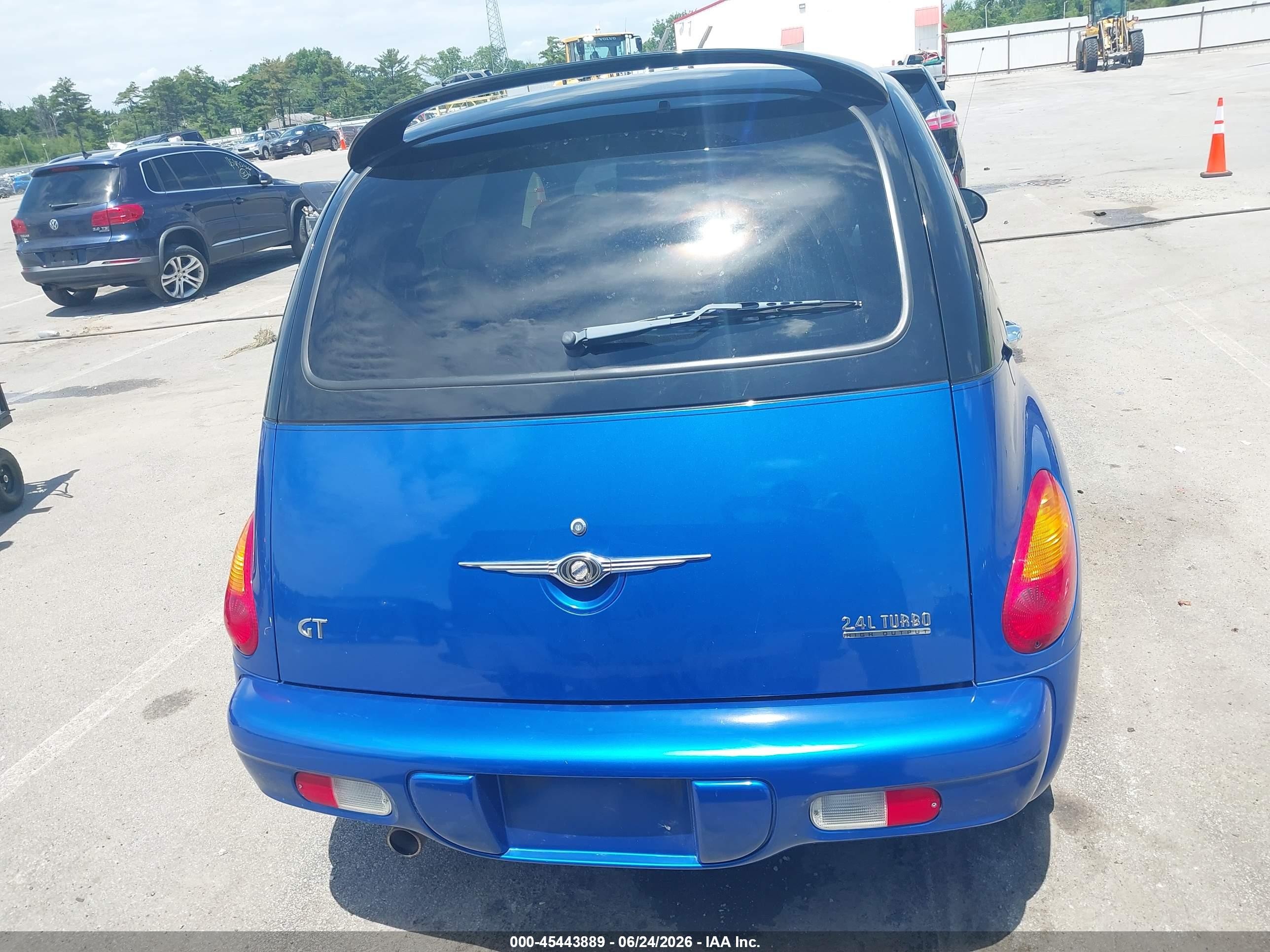 2004 Chrysler Pt Cruiser Gt Синий vin: 3C8FY78GX4T286802
