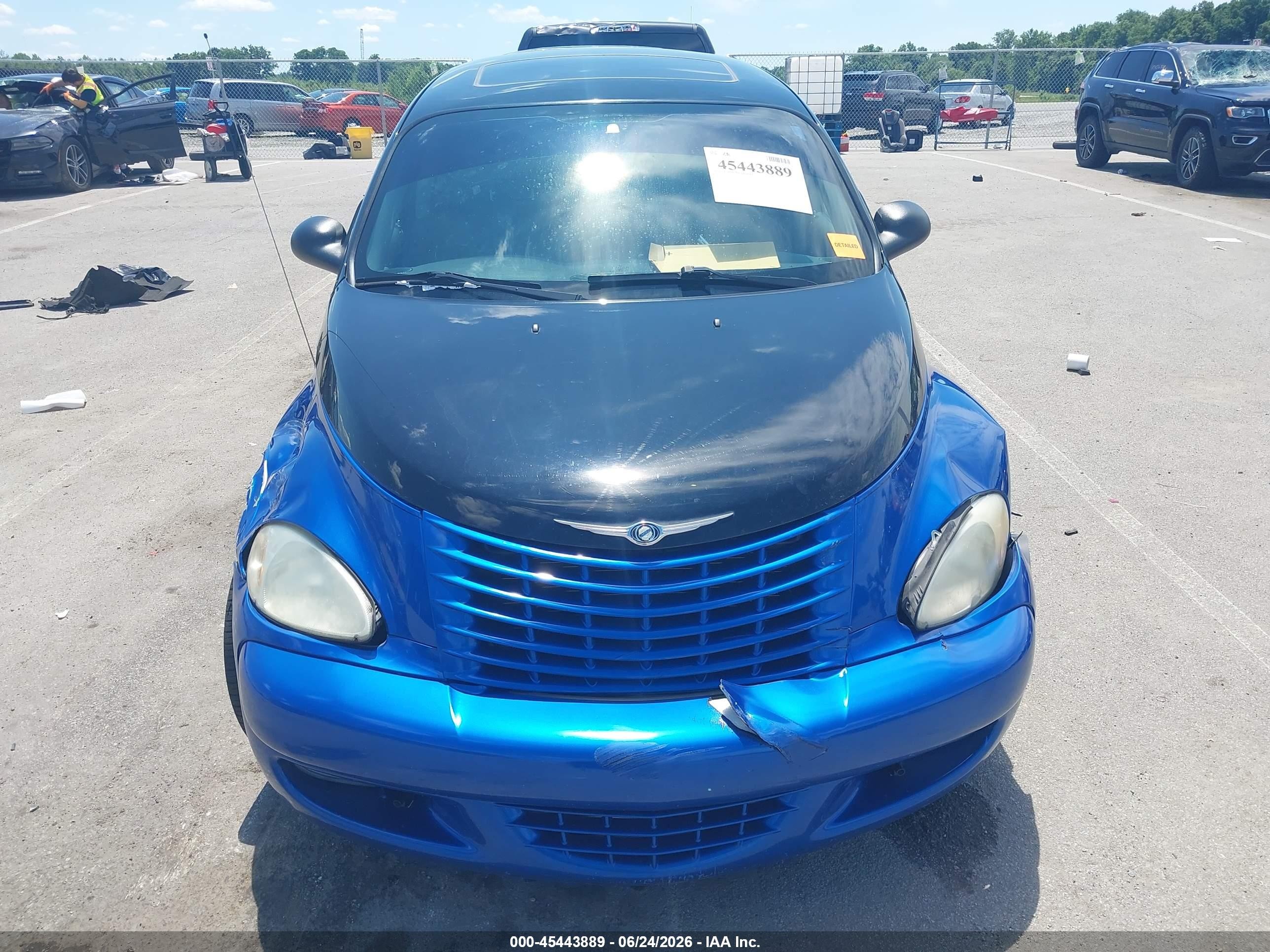 2004 Chrysler Pt Cruiser Gt Синий vin: 3C8FY78GX4T286802