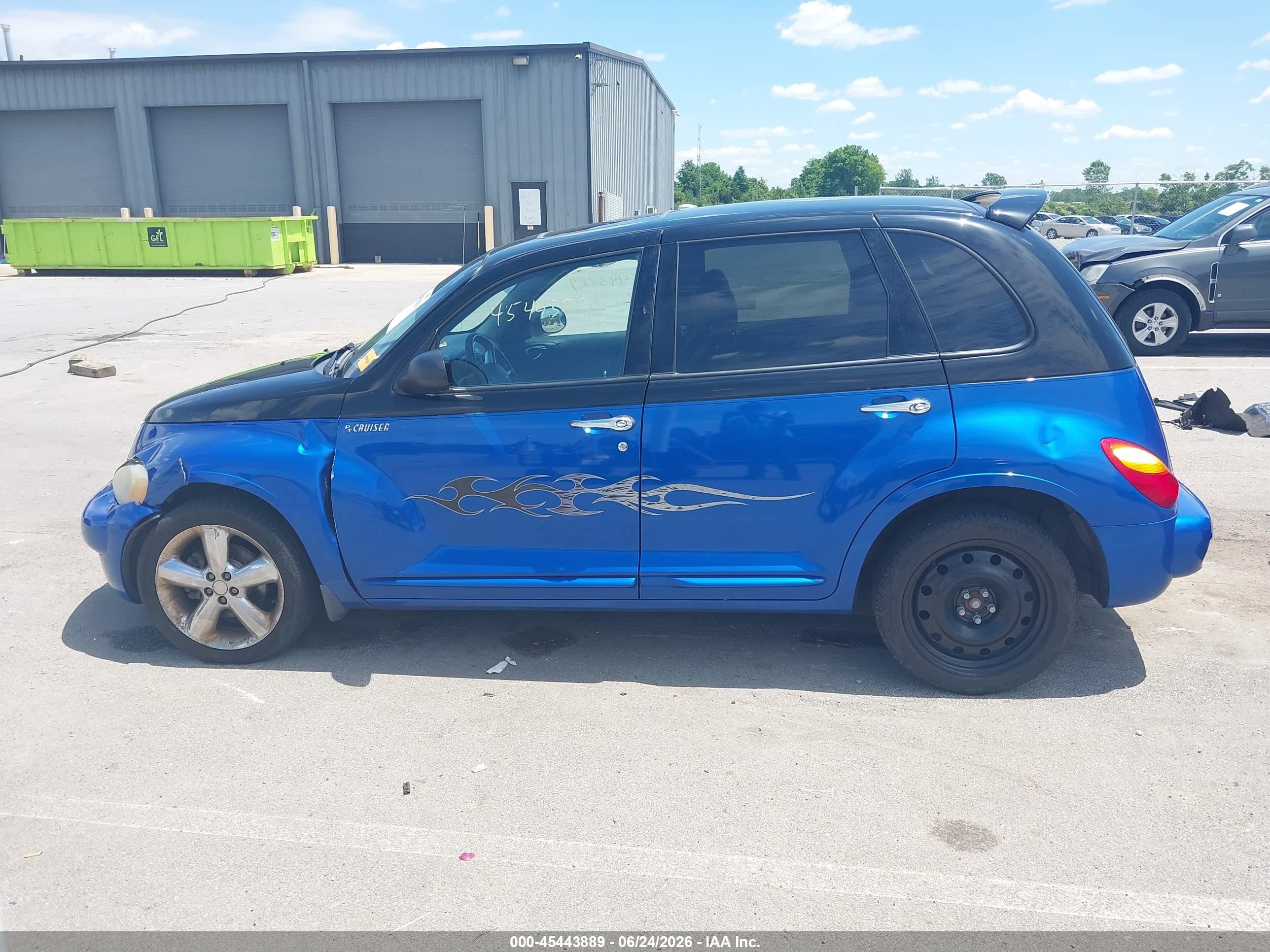 2004 Chrysler Pt Cruiser Gt Синий vin: 3C8FY78GX4T286802