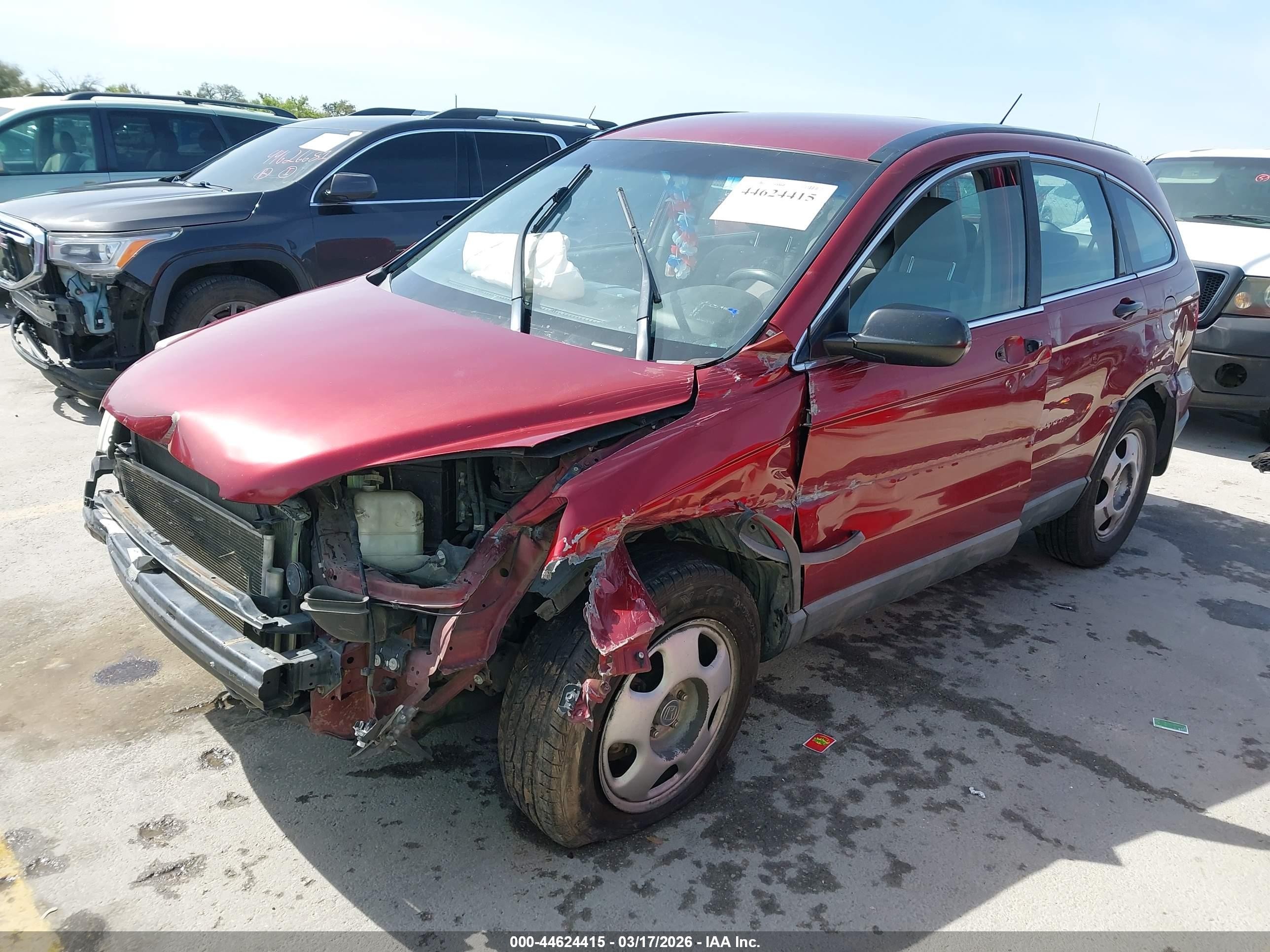 2008 Honda Cr-v Lx Red vin: 3CZRE38308G702216