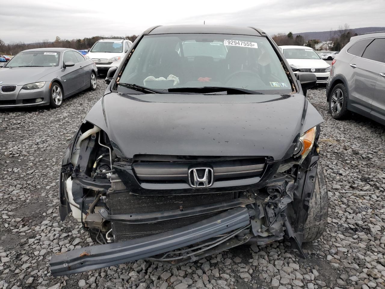 2008 Honda Cr-v Lx Black vin: 3CZRE38308G703527