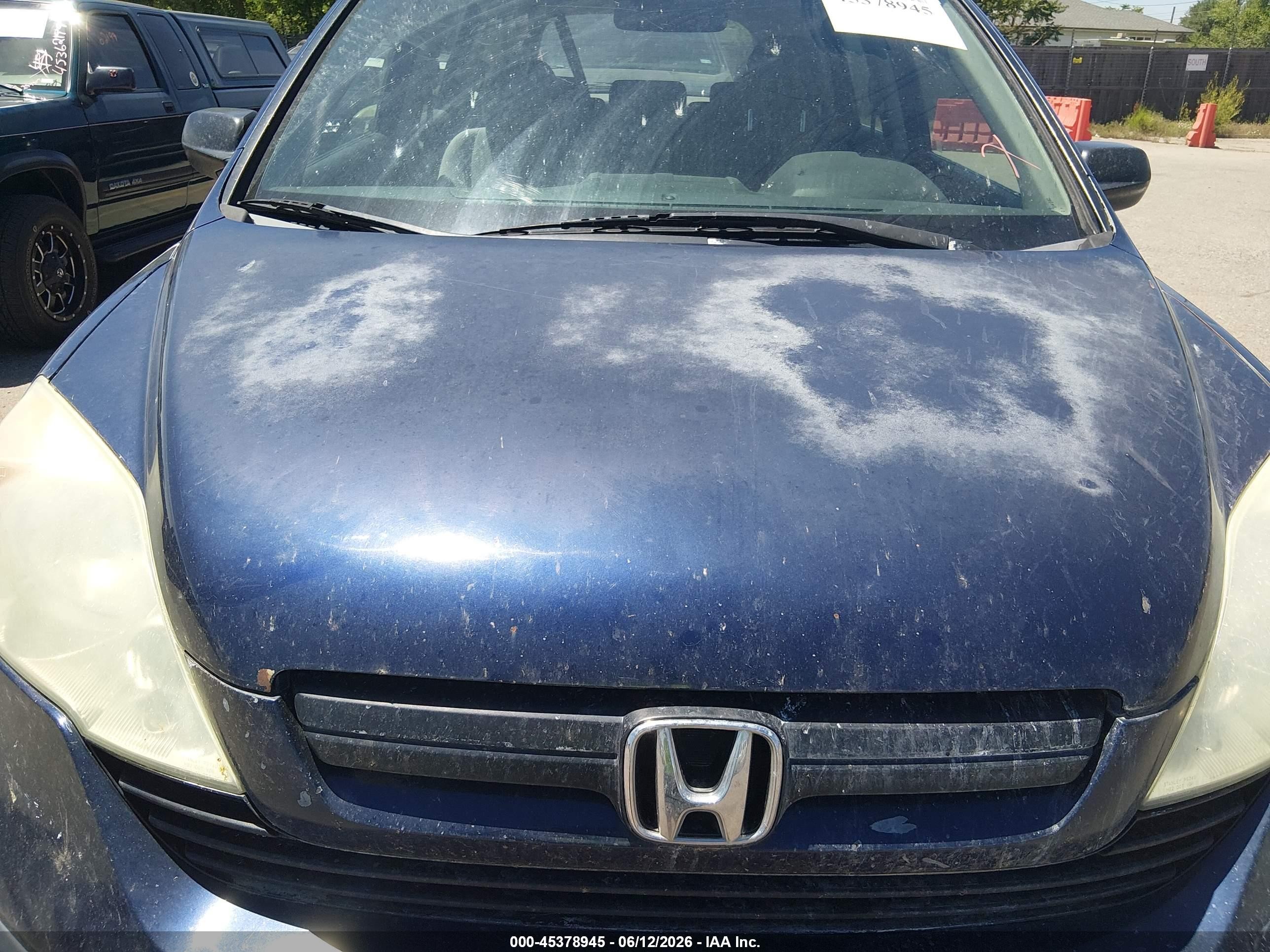 2008 Honda Cr-v Lx Blue vin: 3CZRE38308G704502