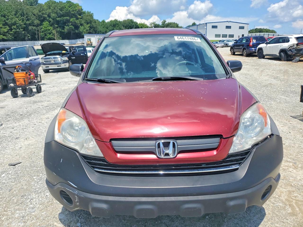 2009 Honda Cr-v Lx Red vin: 3CZRE38309G700662