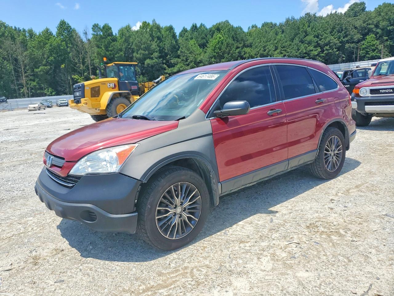 2009 Honda Cr-v Lx Red vin: 3CZRE38309G700662