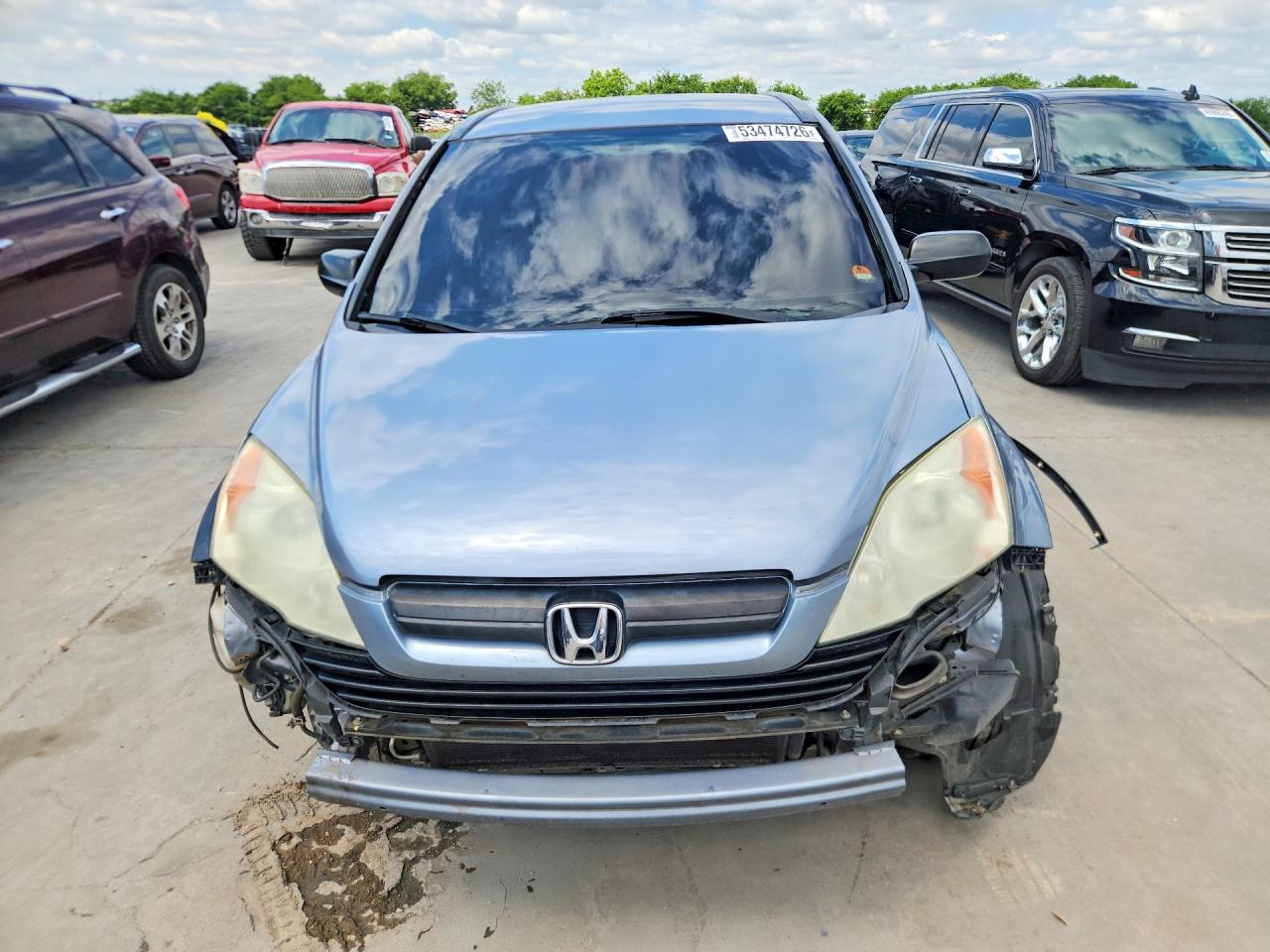 2009 Honda Cr-v Lx Blue vin: 3CZRE38309G708034