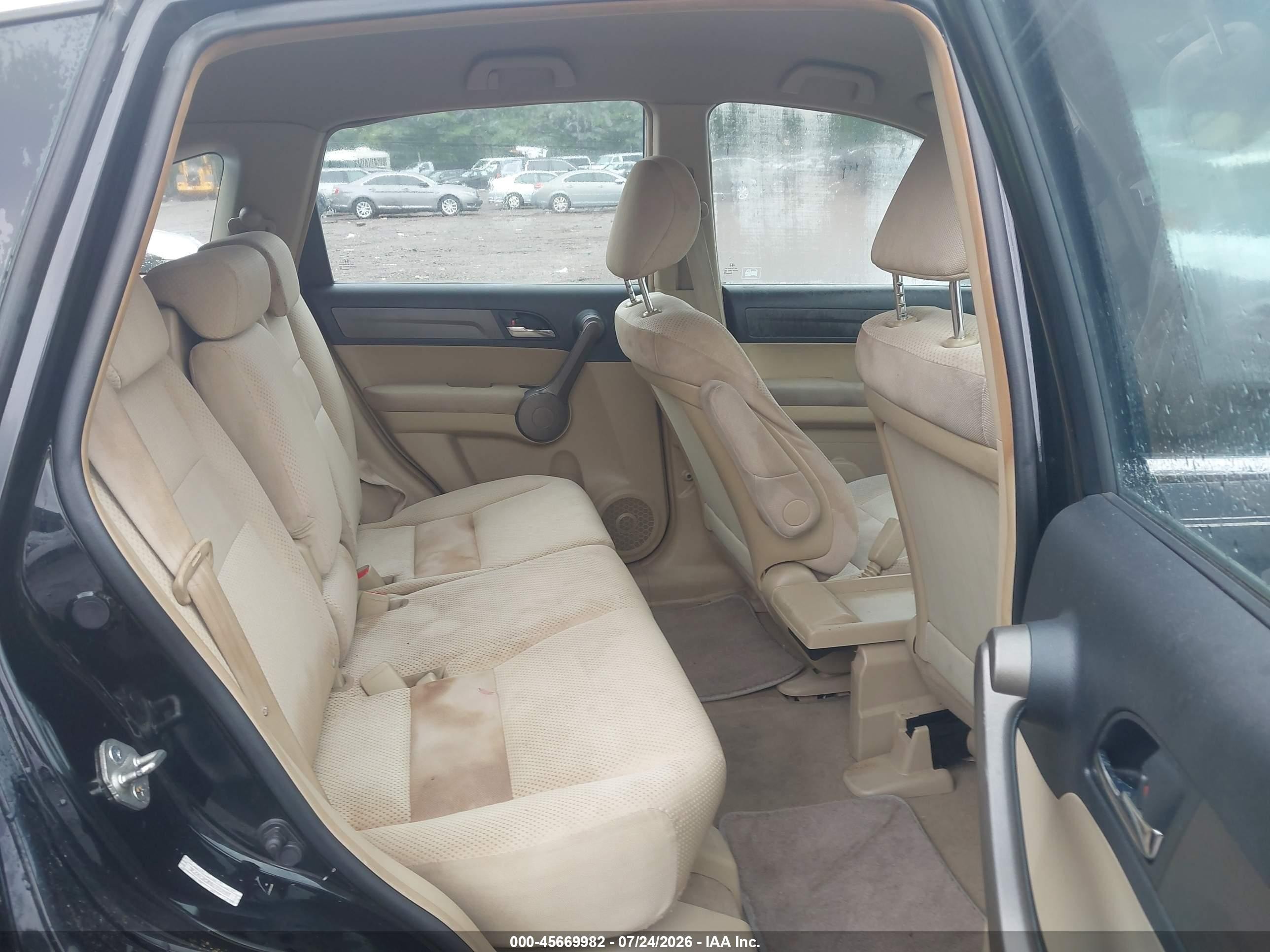 2008 Honda Cr-v Lx Black vin: 3CZRE38318G700667