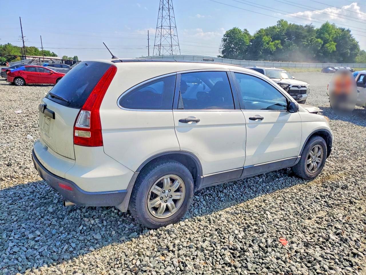2008 Honda Cr-v Lx White vin: 3CZRE38328G709846