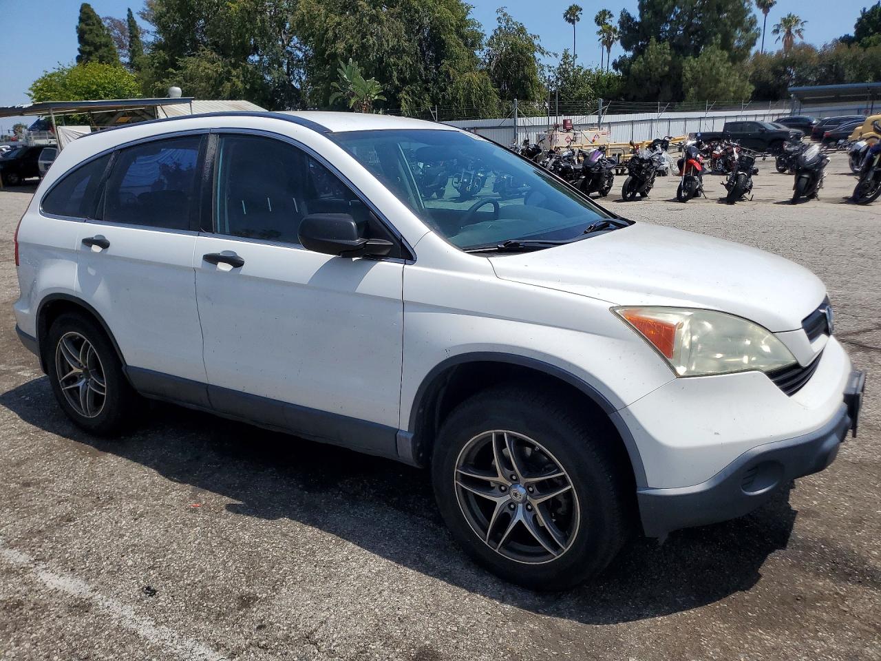 2009 Honda Cr-v Lx White vin: 3CZRE38329G703420
