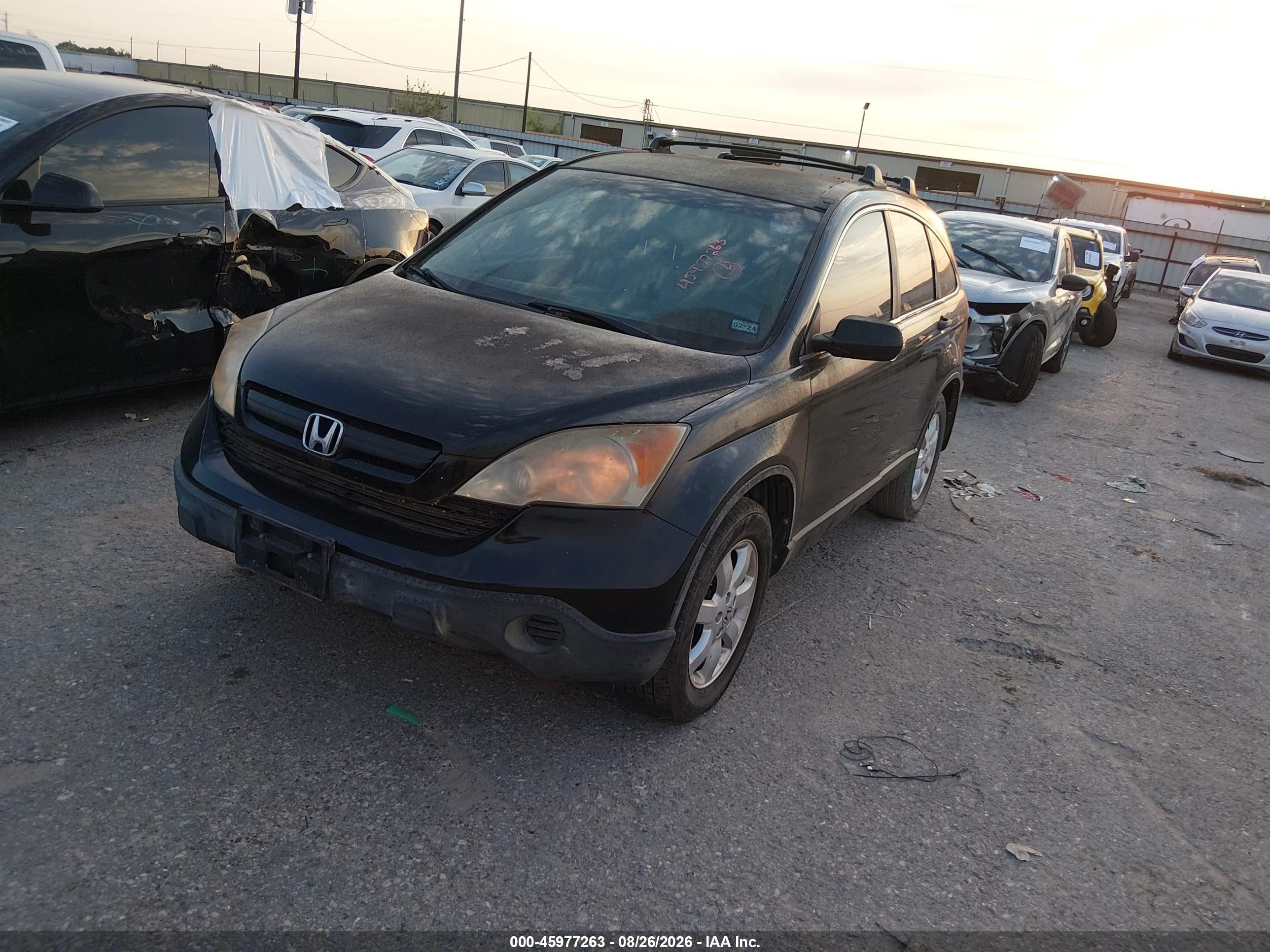 2008 Honda Cr-v Lx Black vin: 3CZRE38338G708043