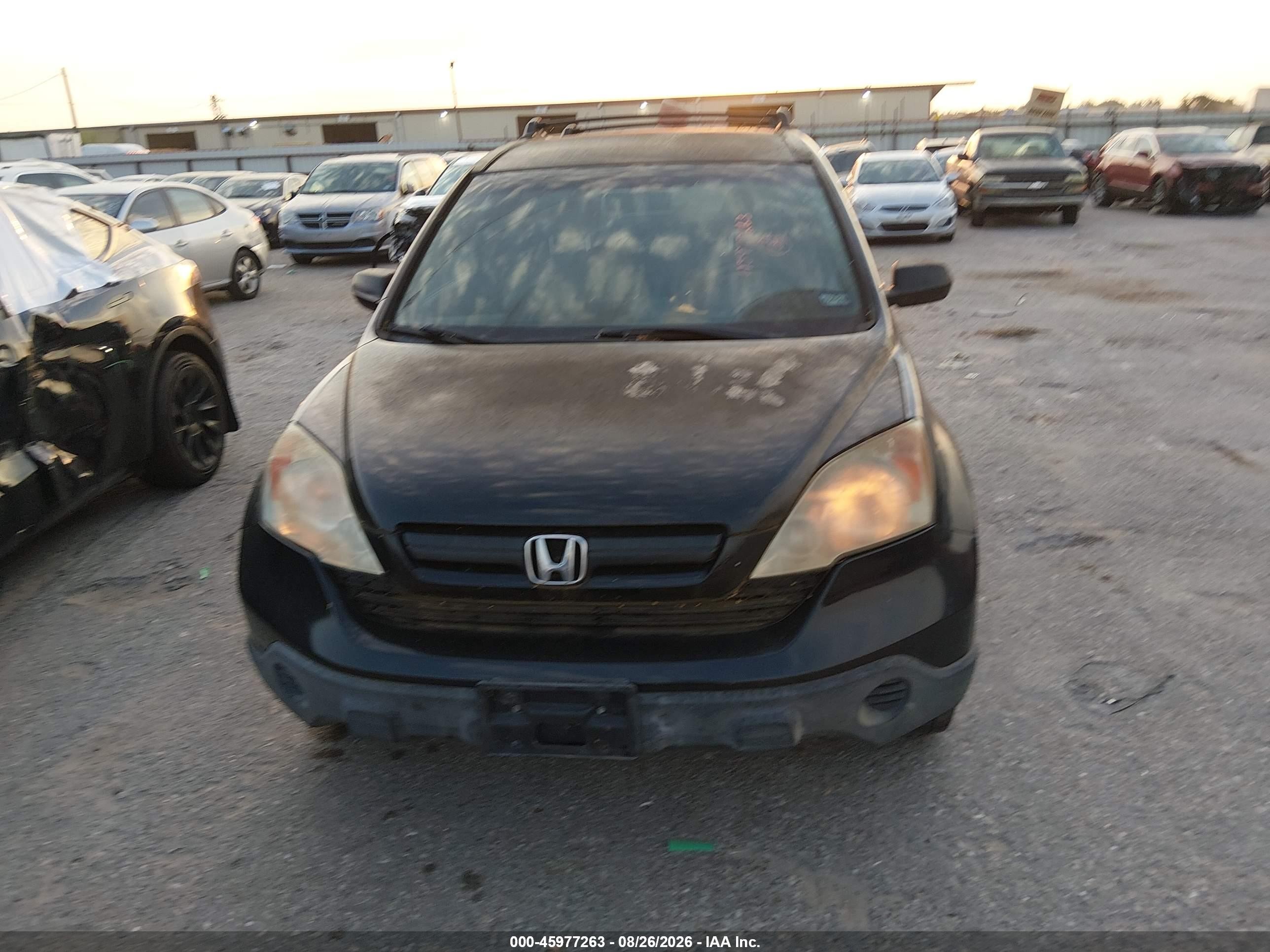 2008 Honda Cr-v Lx Black vin: 3CZRE38338G708043