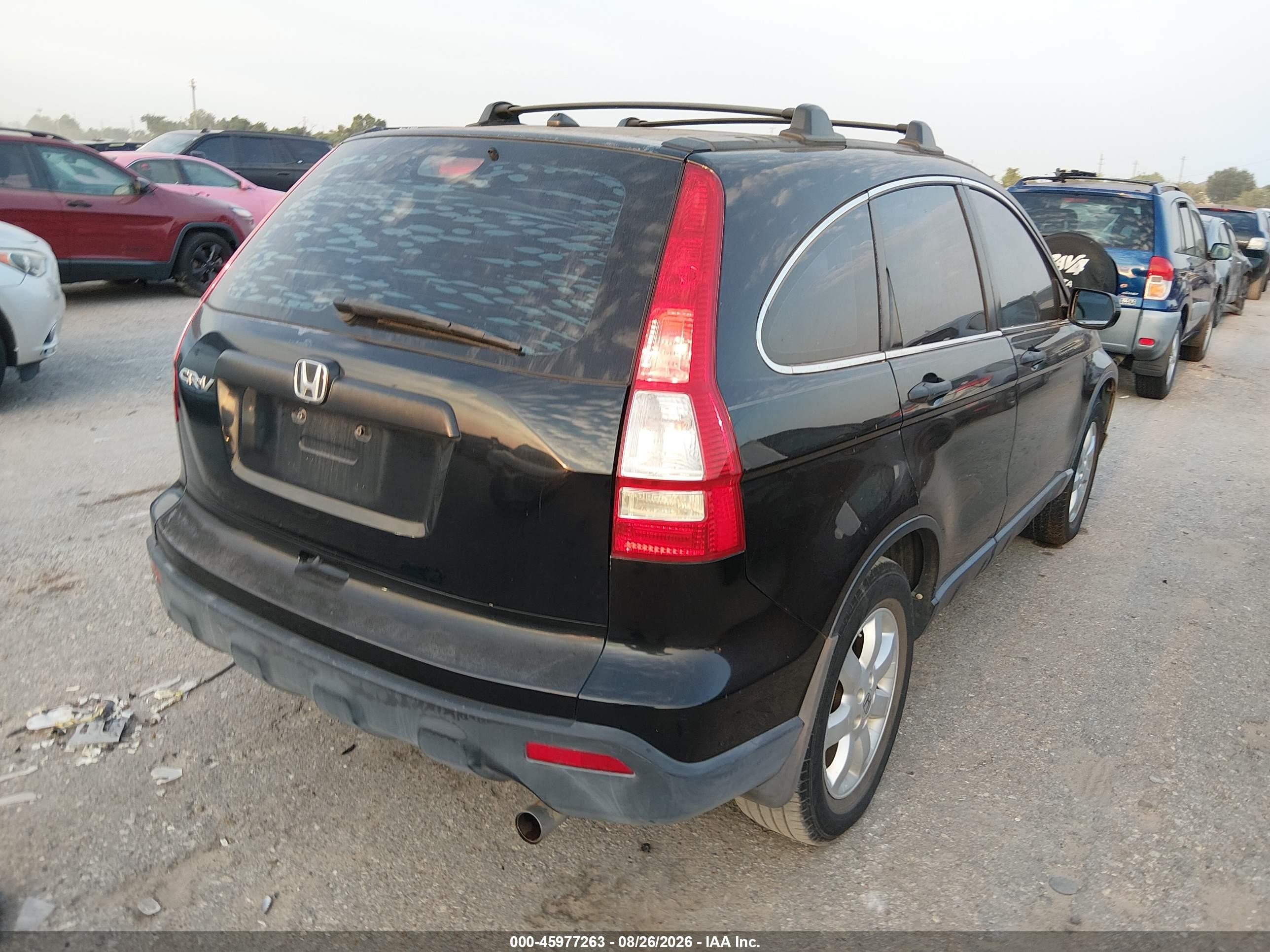 2008 Honda Cr-v Lx Black vin: 3CZRE38338G708043