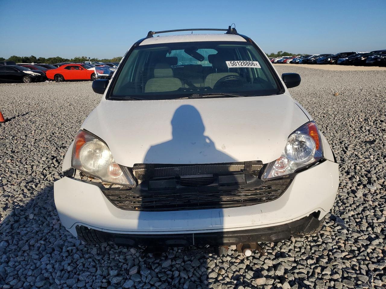 2008 Honda Cr-v Lx White vin: 3CZRE38338G708639