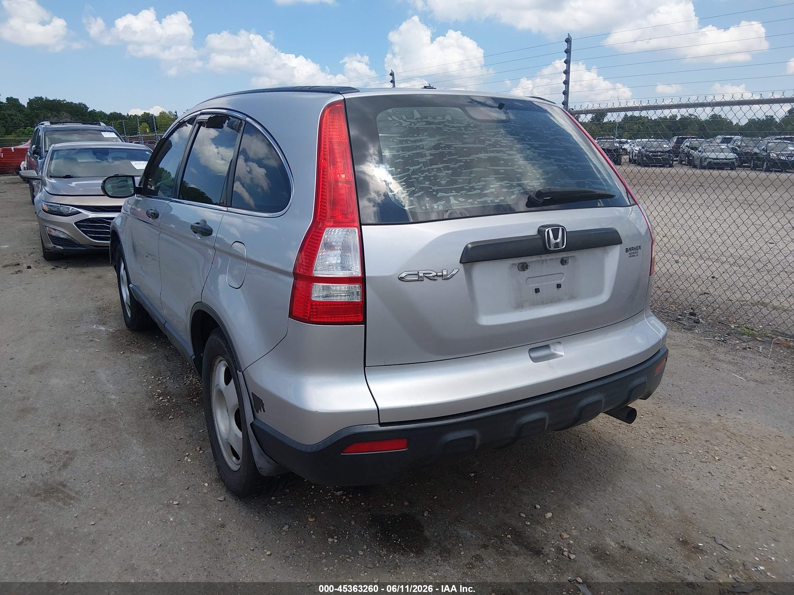 2009 Honda Cr-v Lx Gray vin: 3CZRE38339G709128