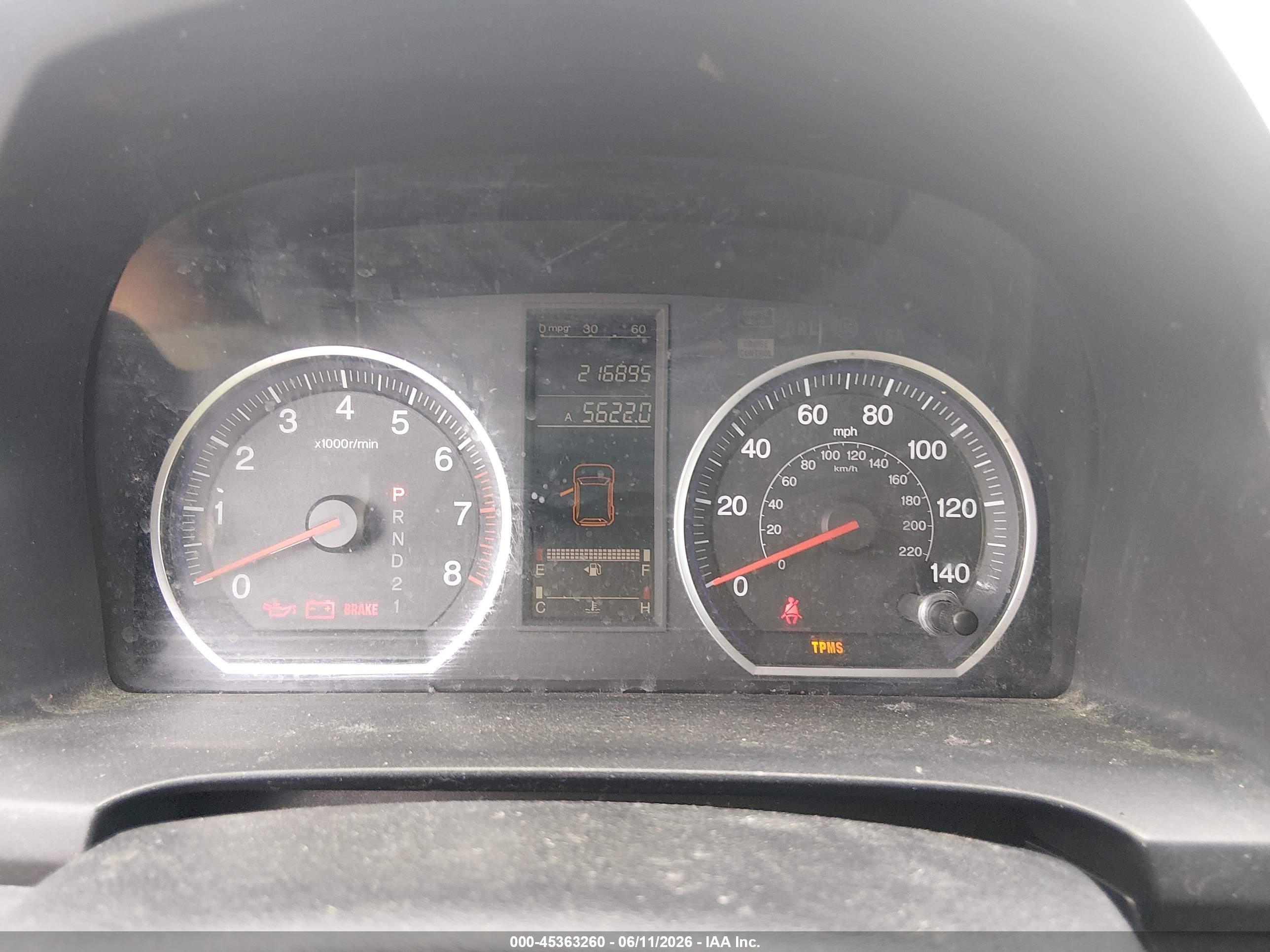 2009 Honda Cr-v Lx Gray vin: 3CZRE38339G709128