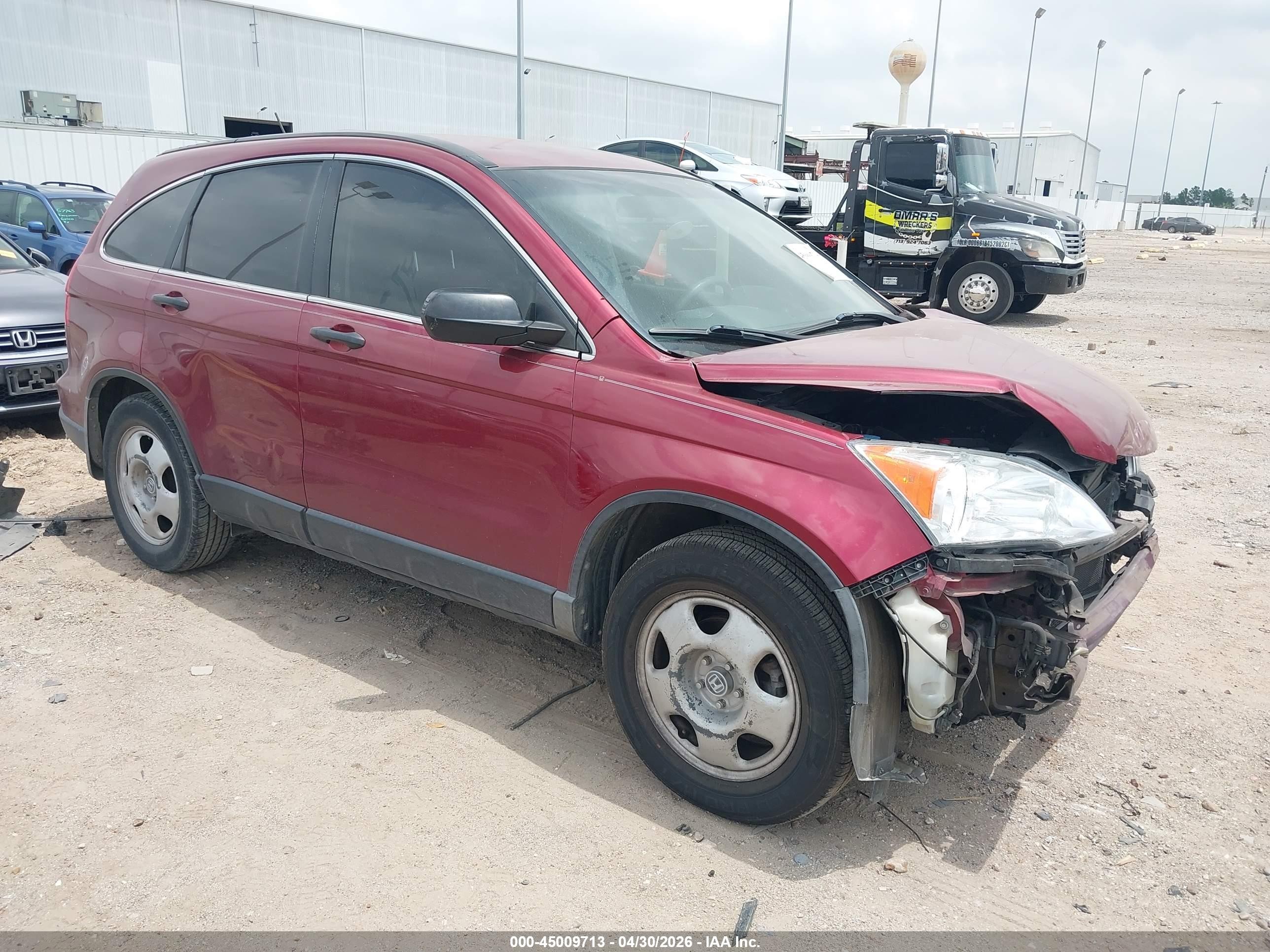 2009 Honda Cr-v Lx Red vin: 3CZRE38339G709517