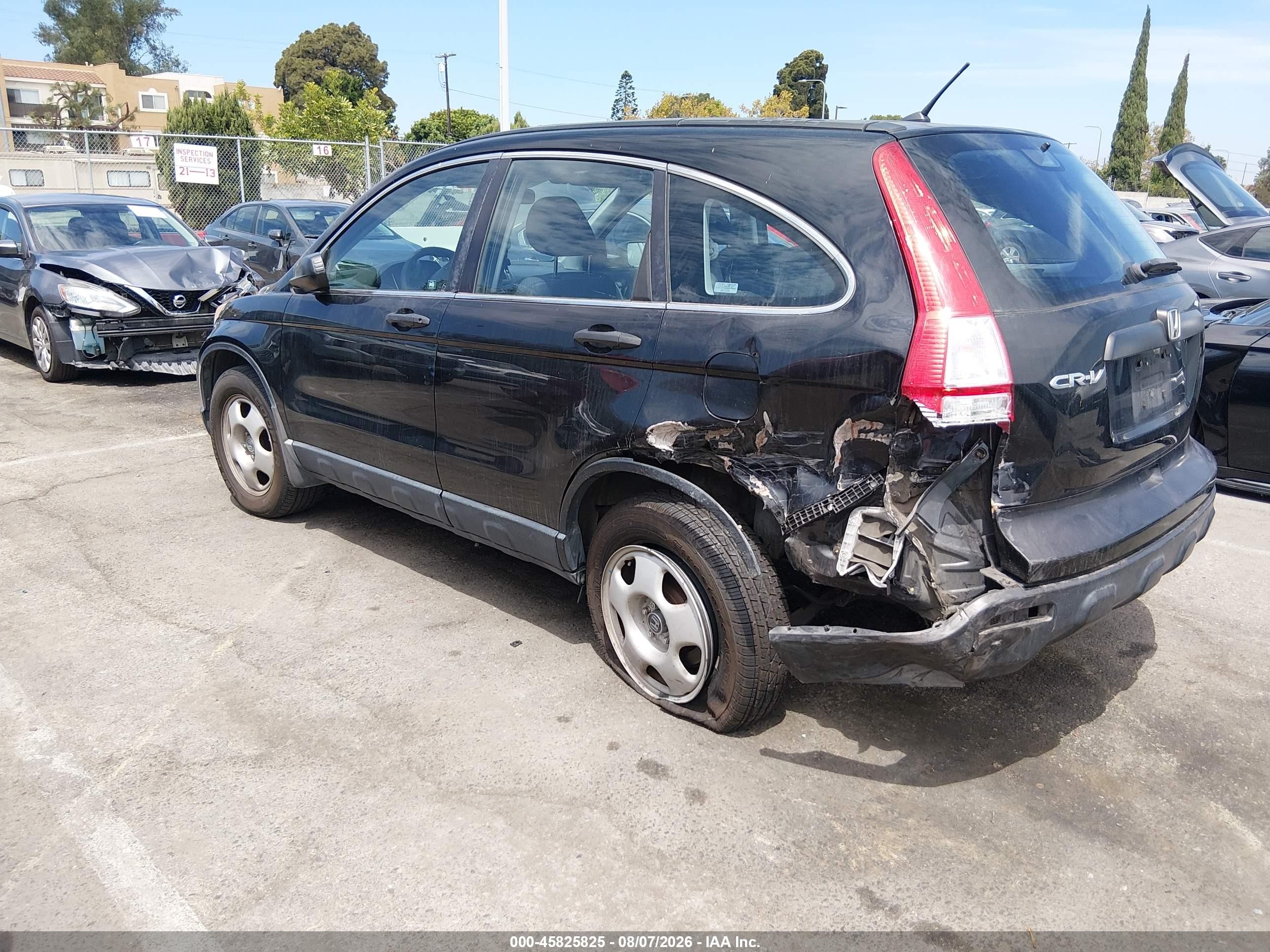 2009 Honda Cr-v Lx Black vin: 3CZRE38349G708408