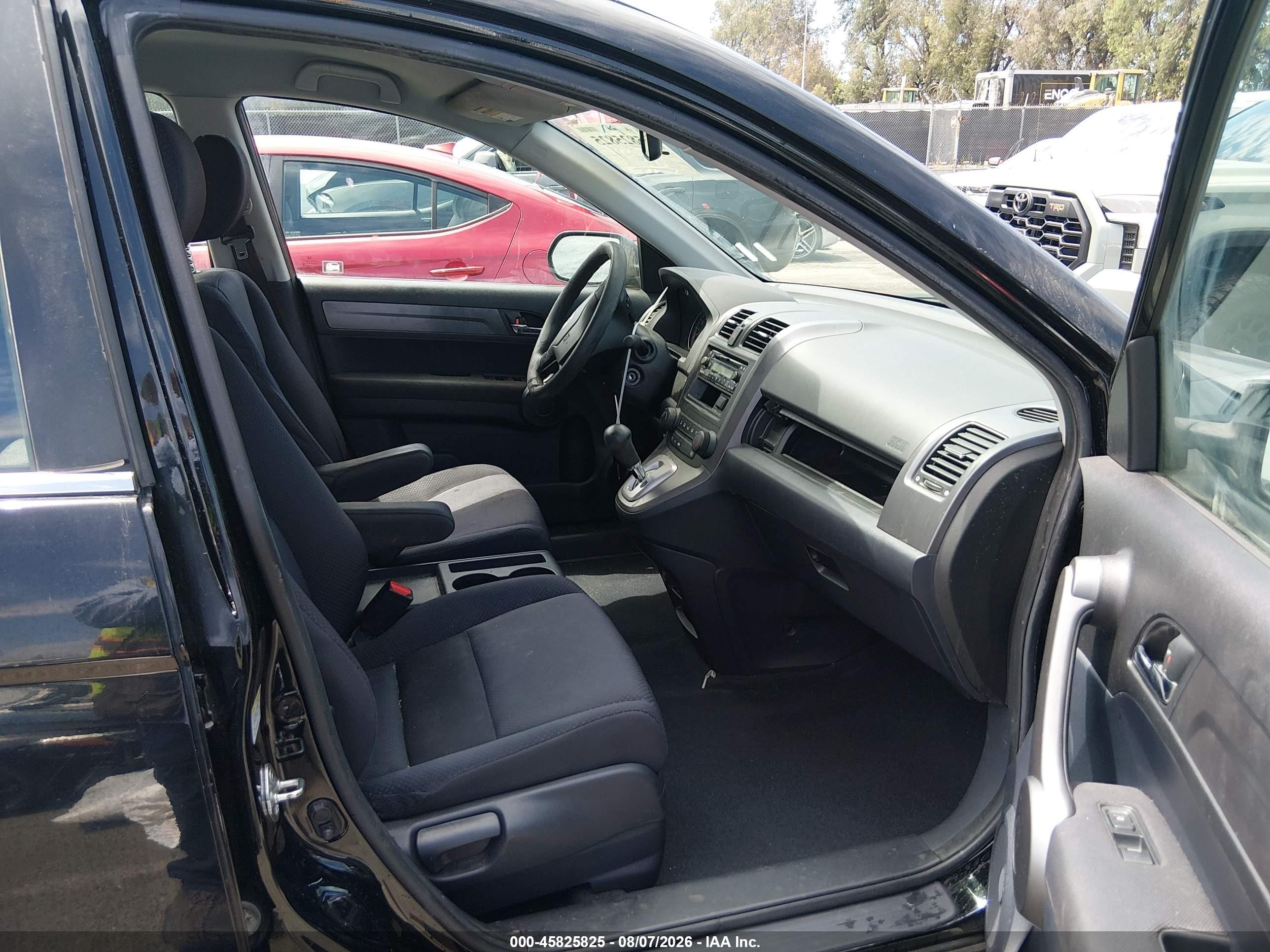 2009 Honda Cr-v Lx Black vin: 3CZRE38349G708408