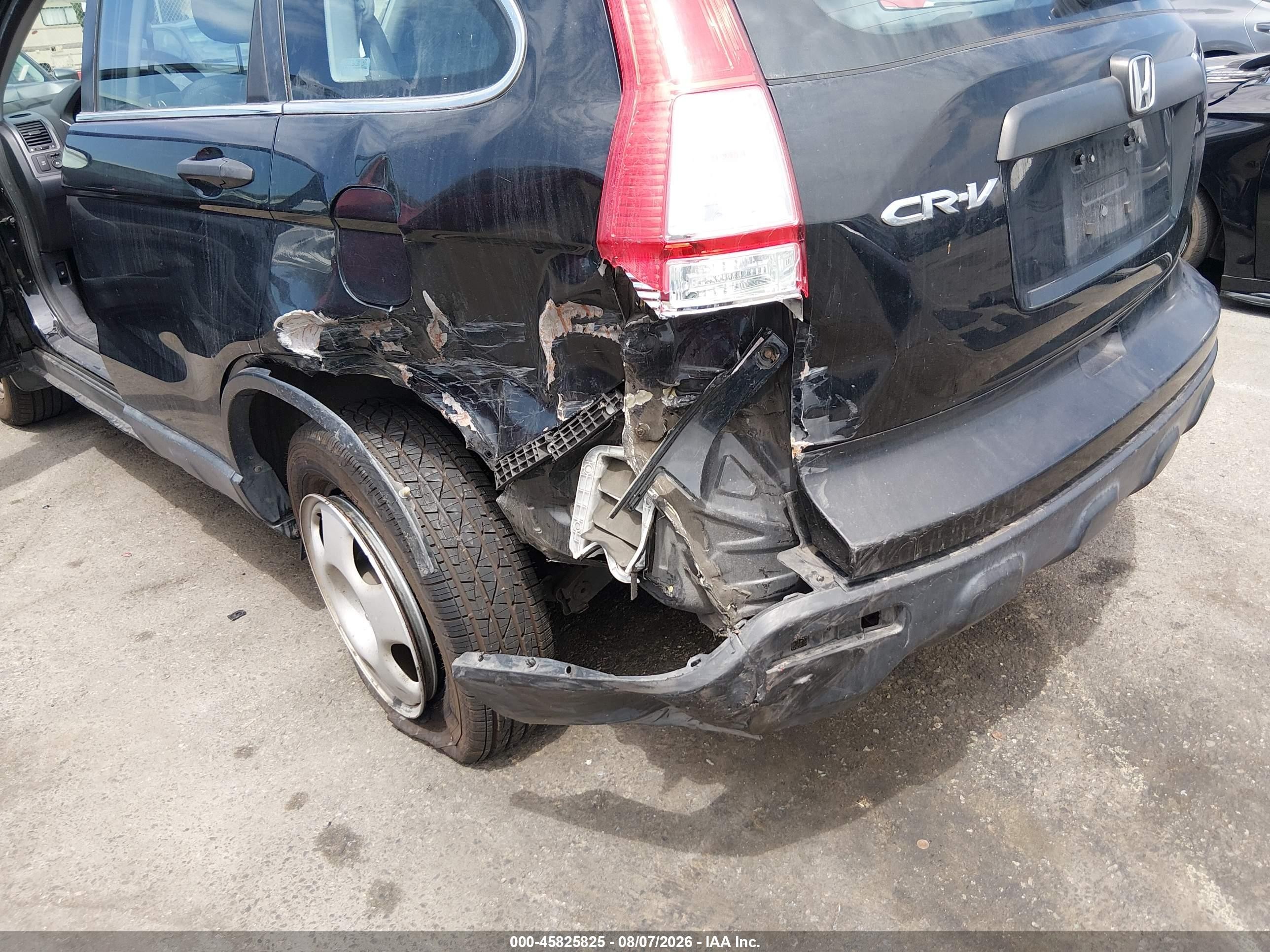 2009 Honda Cr-v Lx Black vin: 3CZRE38349G708408