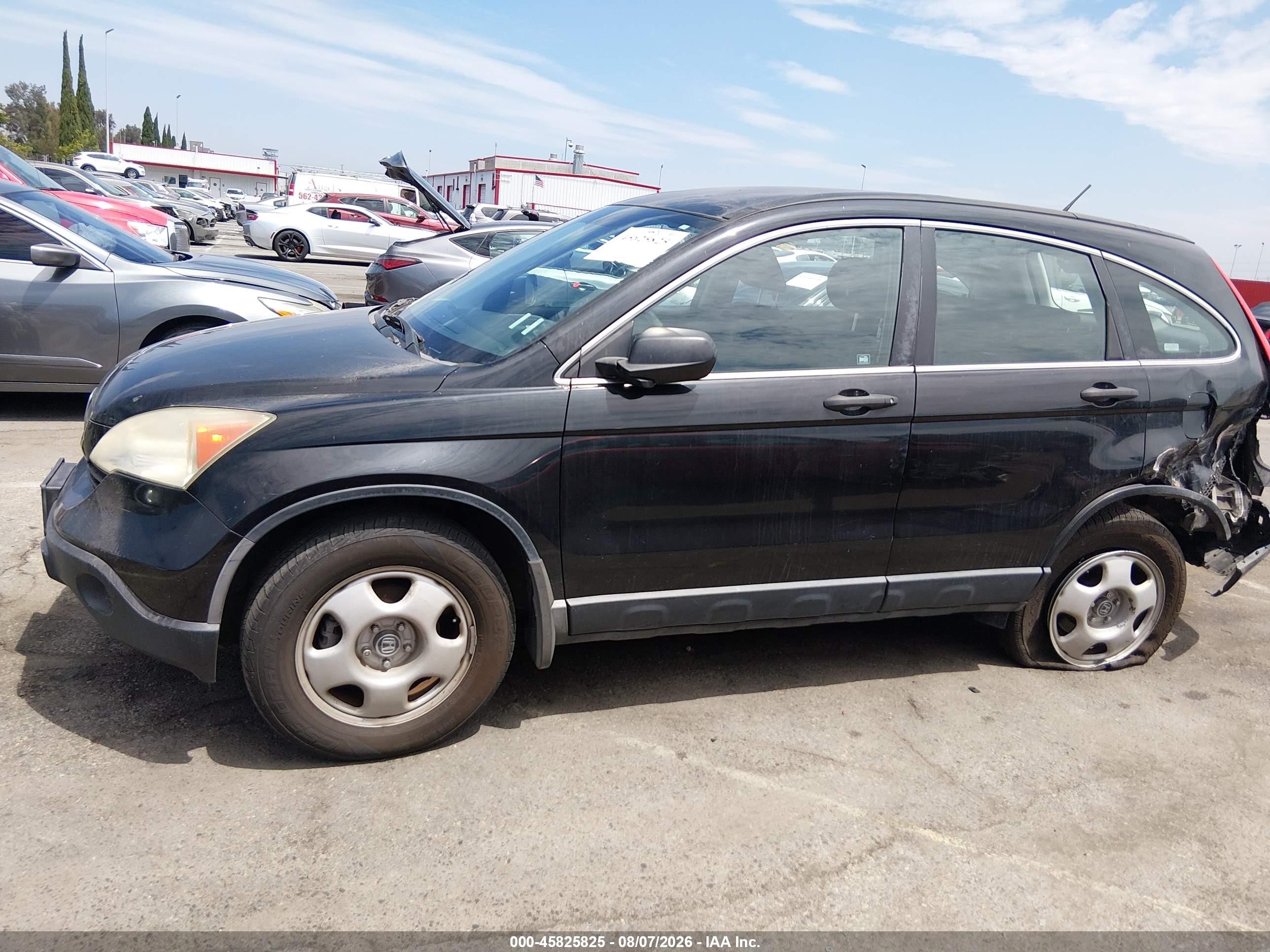 2009 Honda Cr-v Lx Black vin: 3CZRE38349G708408